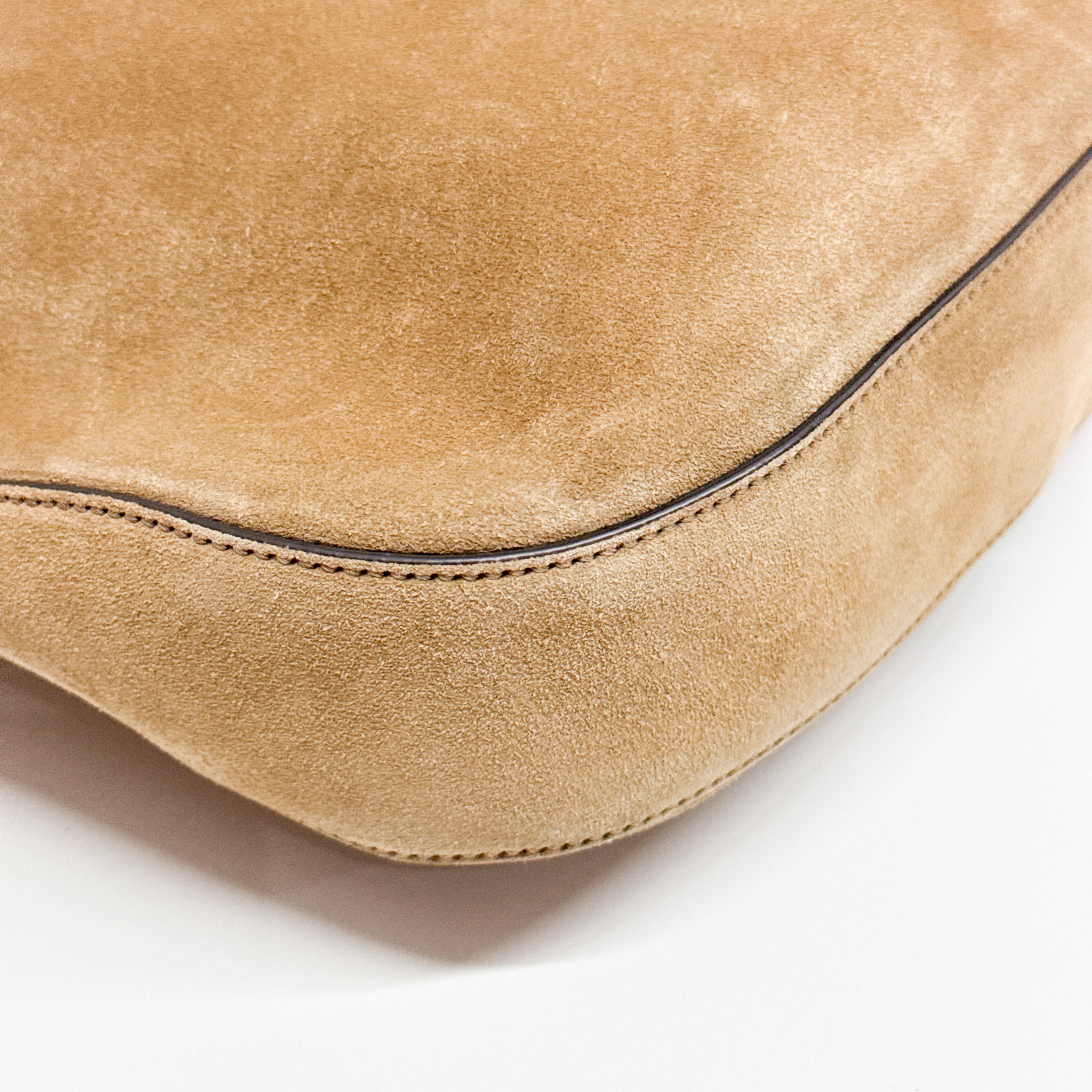 Jackie Brown Suede Shoulder Bag