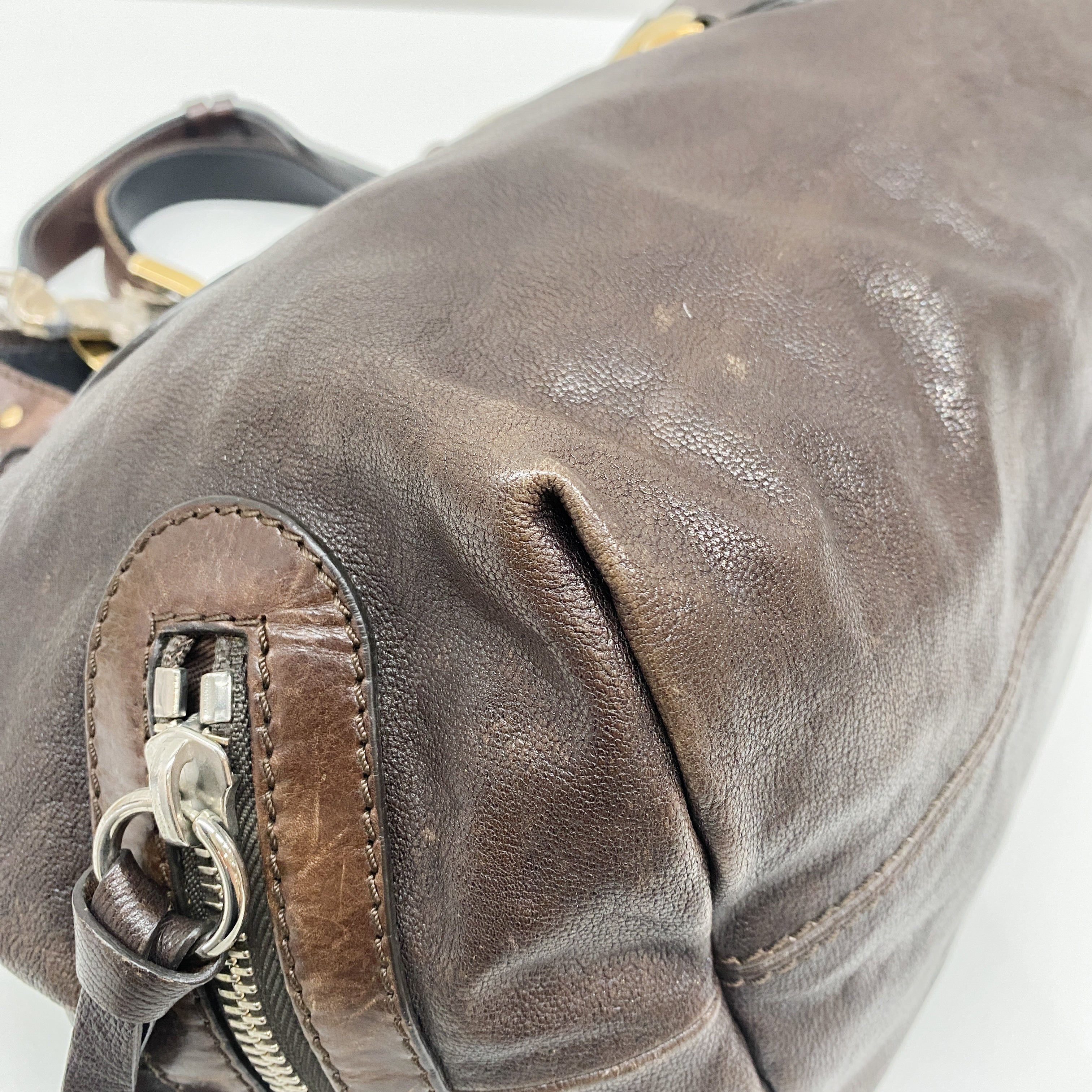 Kerala Brown Leather Shoulder Bag