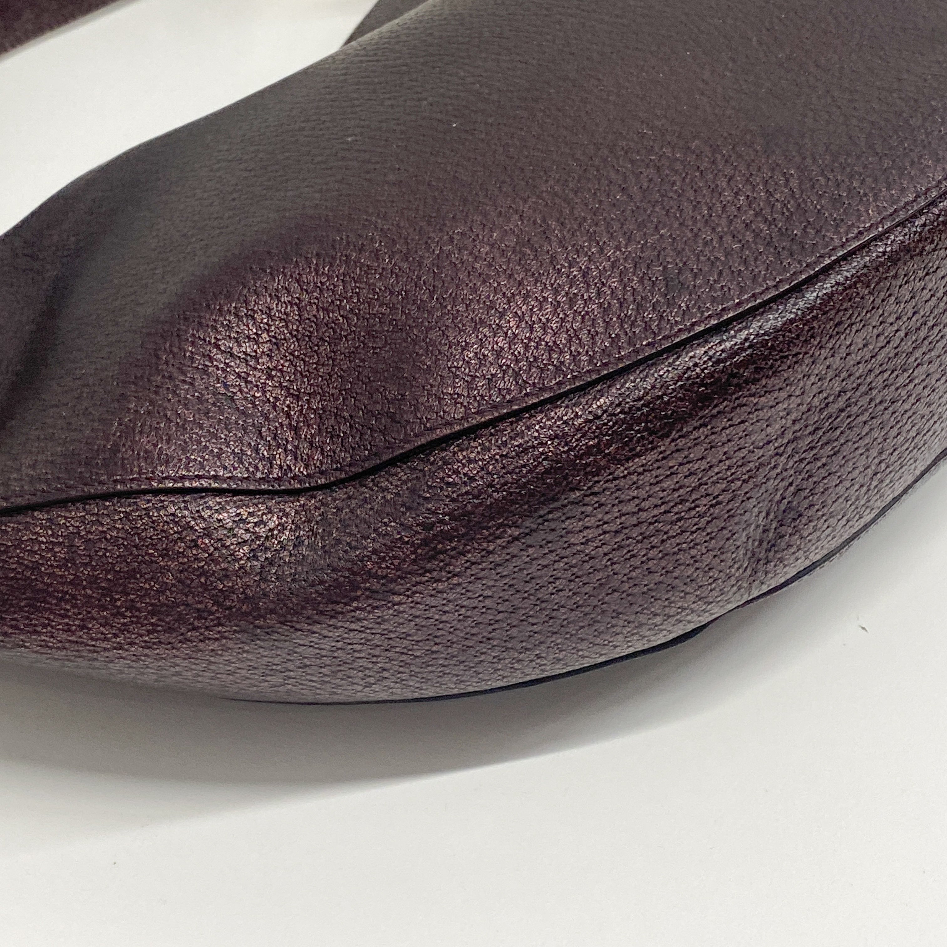 Vintage Brown Leather Shoulder Bag