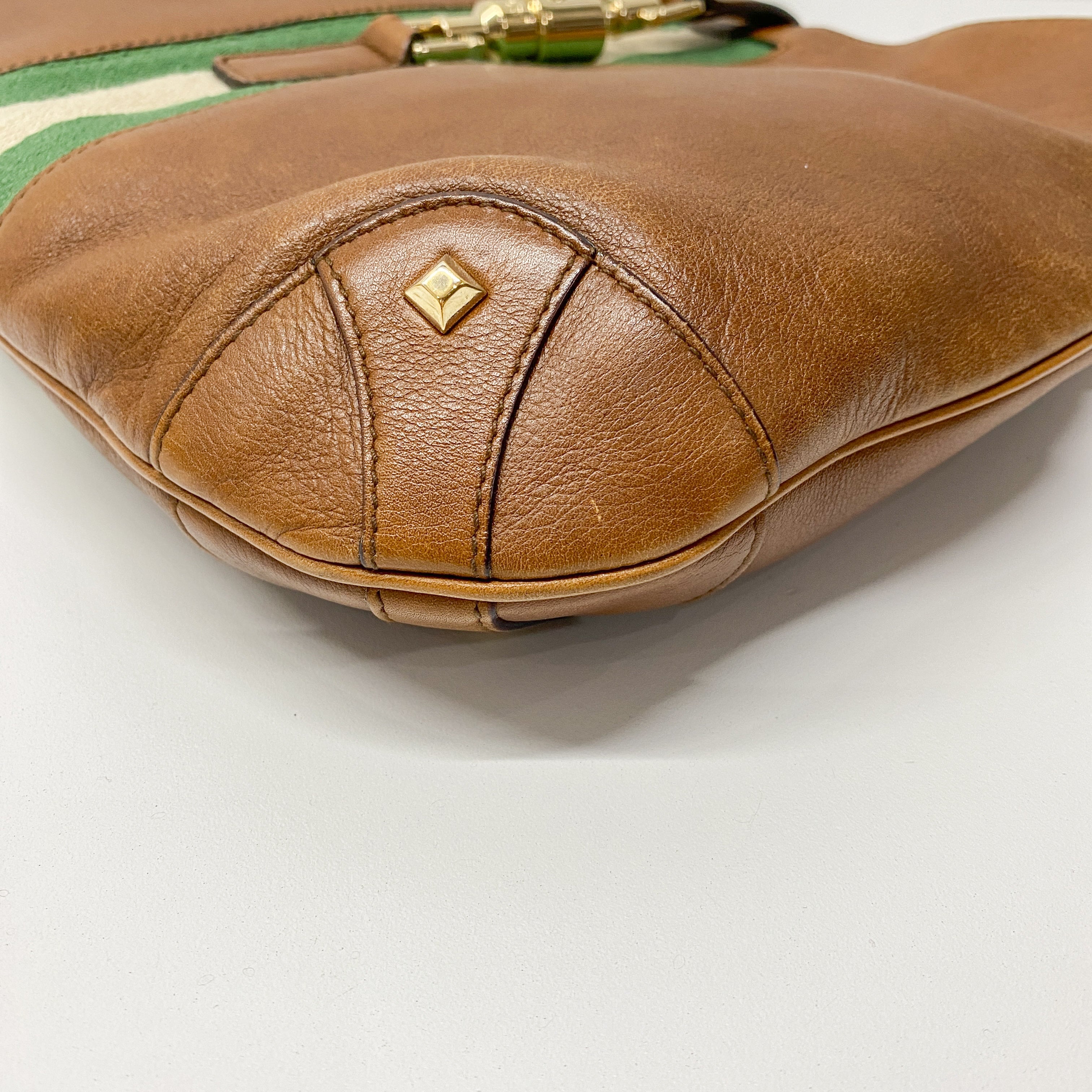 Jackie Brown Leather Shoulder Bag