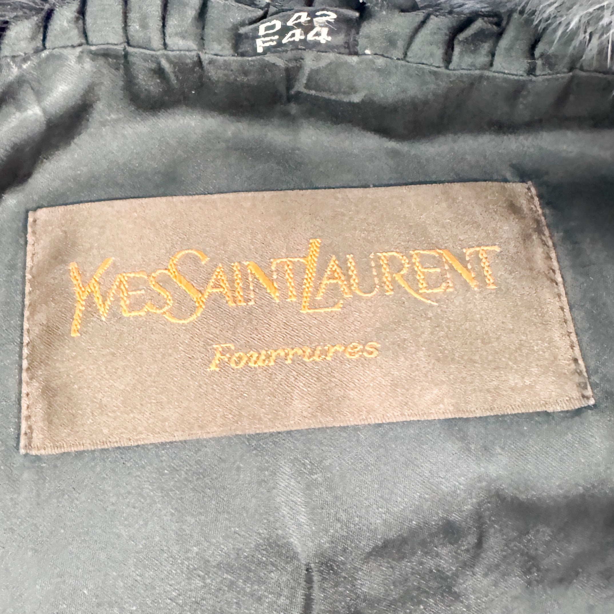 Size US 12 Grey Mink Fur Coat