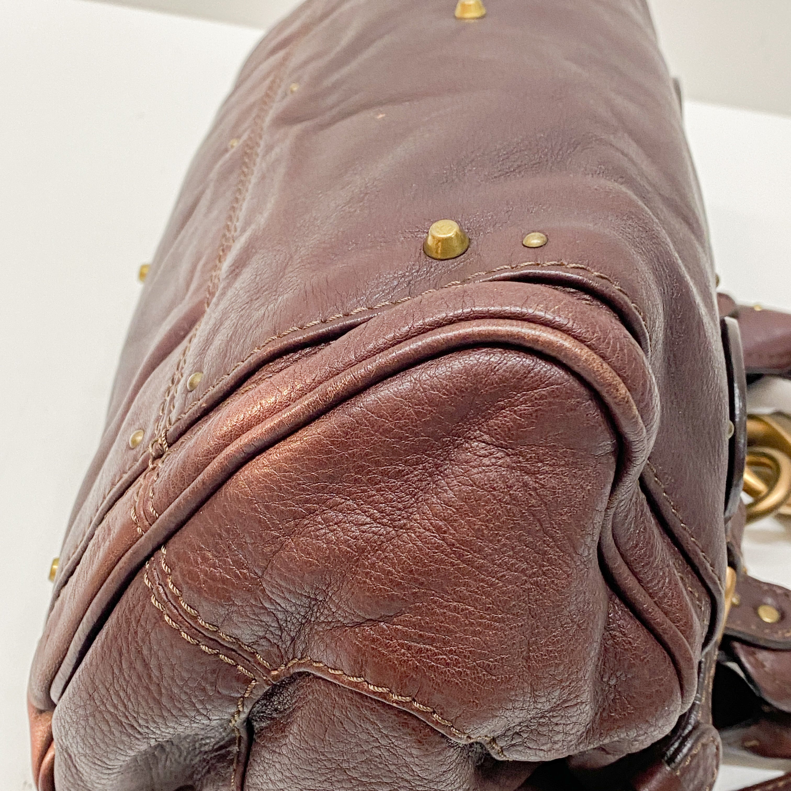 Paddington Brown Leather Shoulder Bag