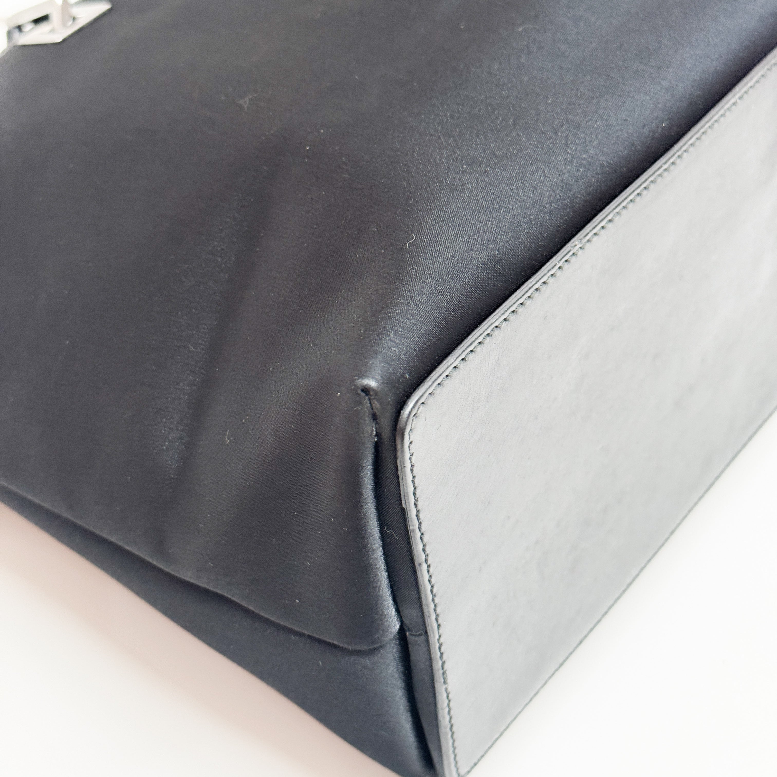 Black Nylon Shoulder Bag