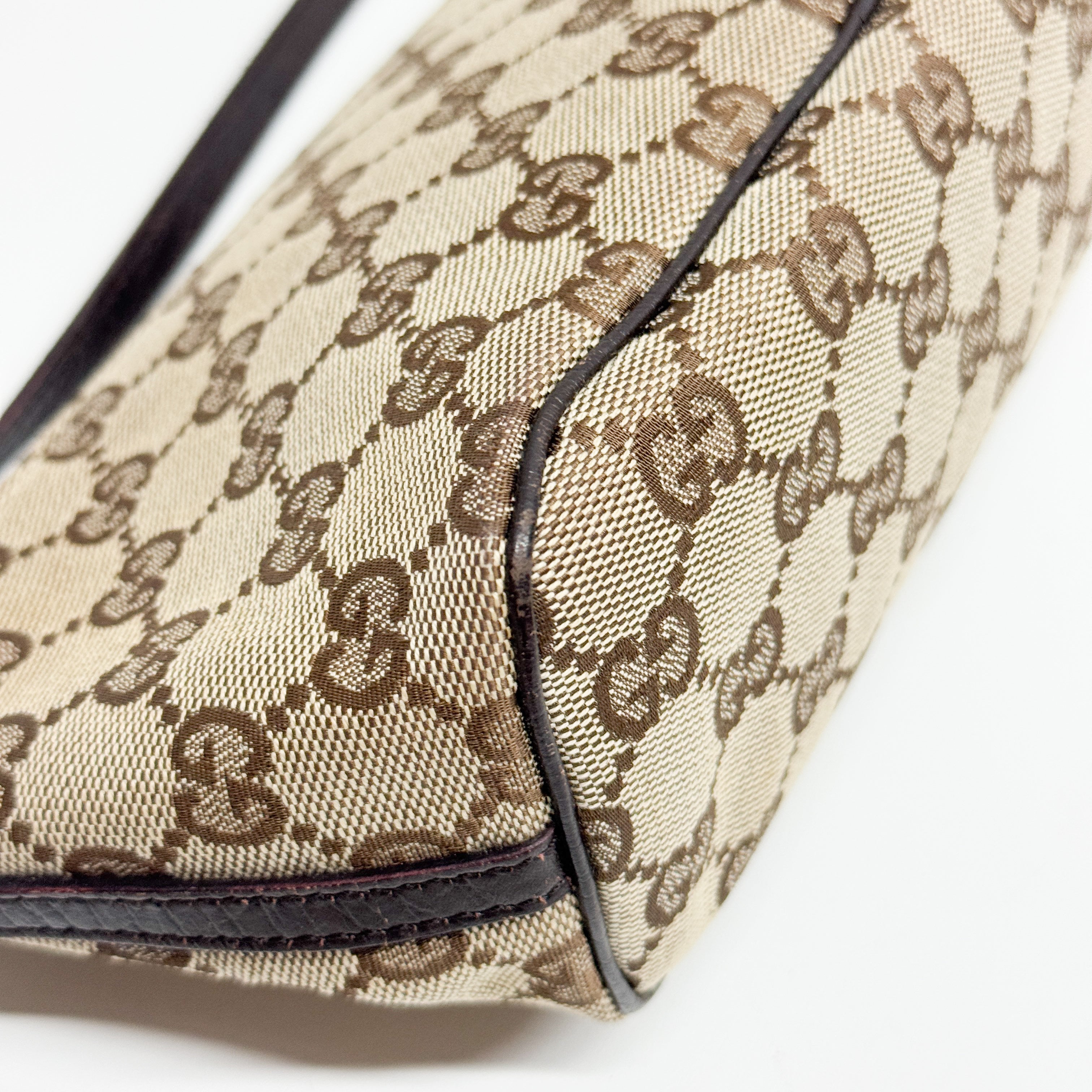 Boat GG Brown Canvas Pouch