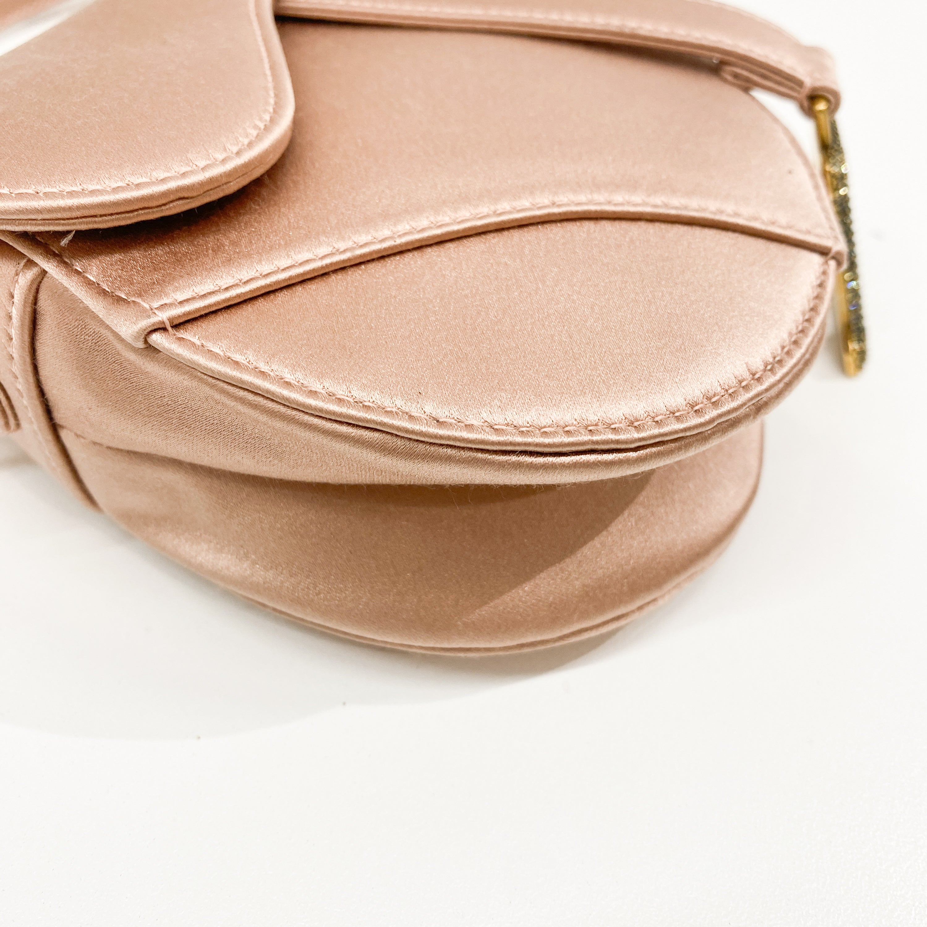 Saddle Bag Satin Rhinestone