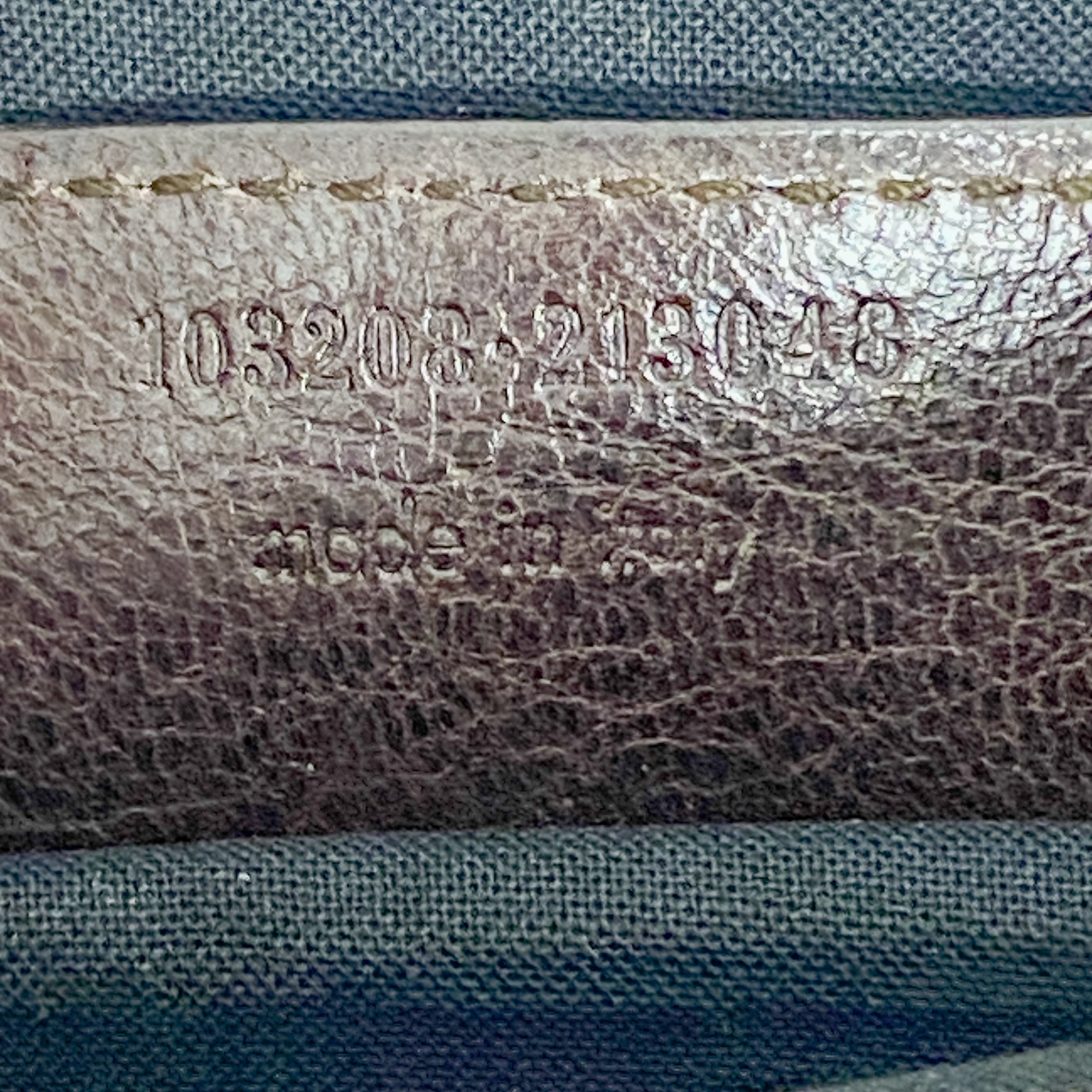 The First Dark Brown Calfskin Leather Two Way Bag