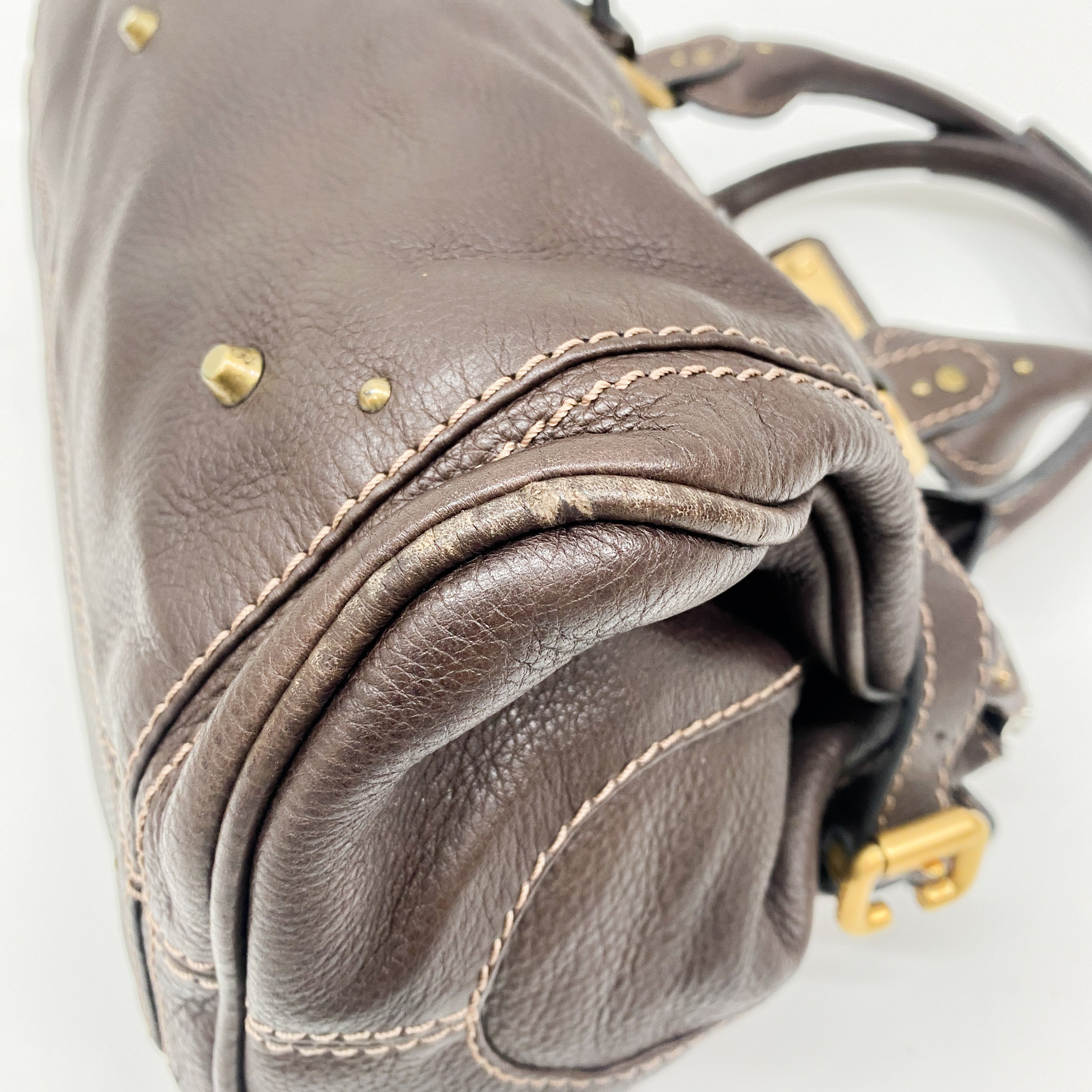 Paddington Brown Leather Shoulder Bag