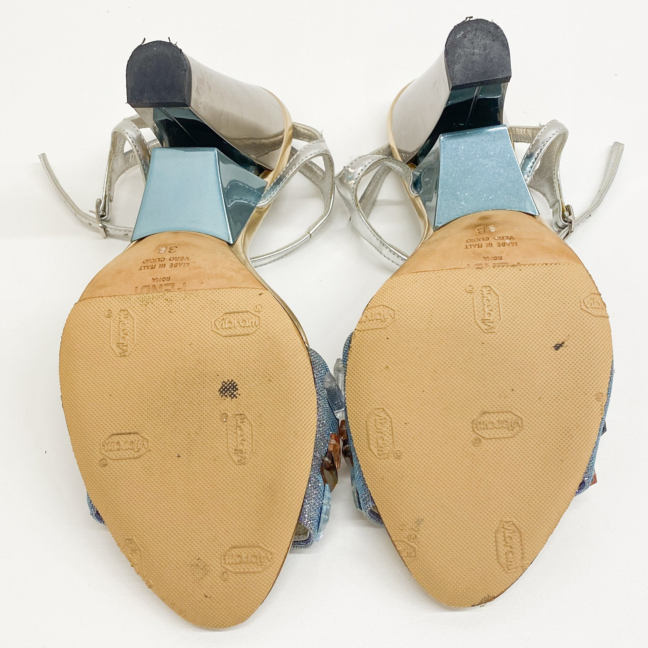 Size 38 EU Crystal Heels