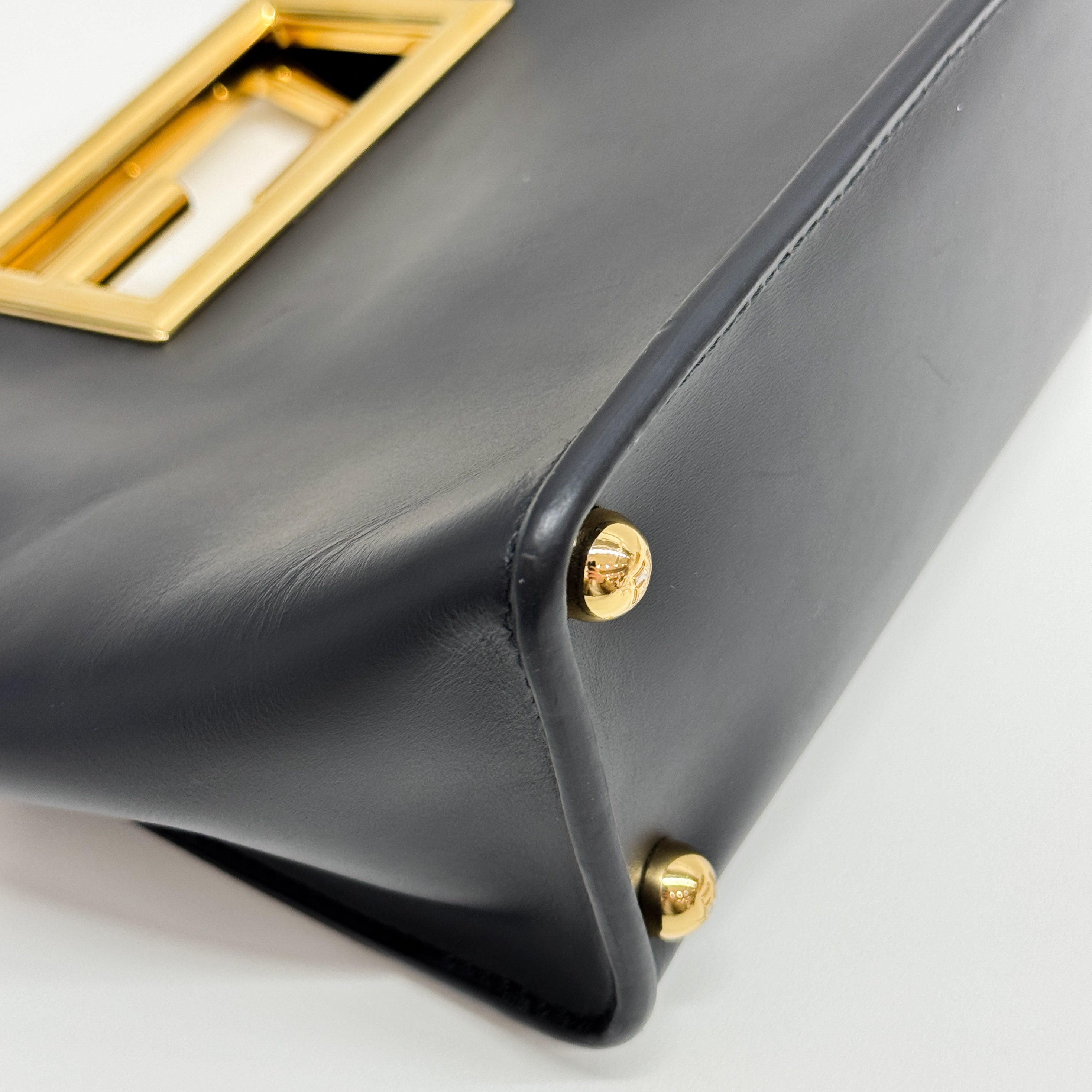 Black Leather Two Way Bag