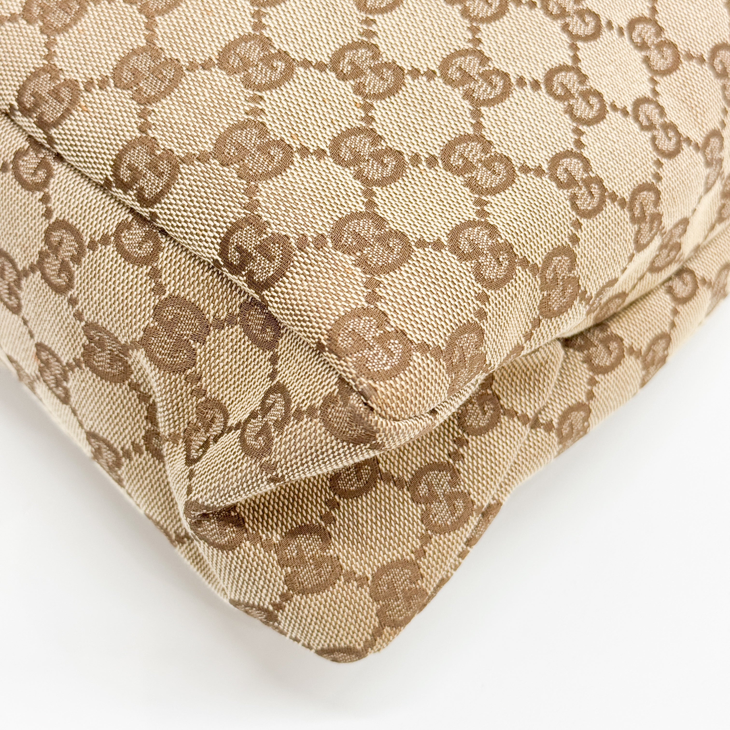 Horsebit Brown GG Canvas Hobo Bag