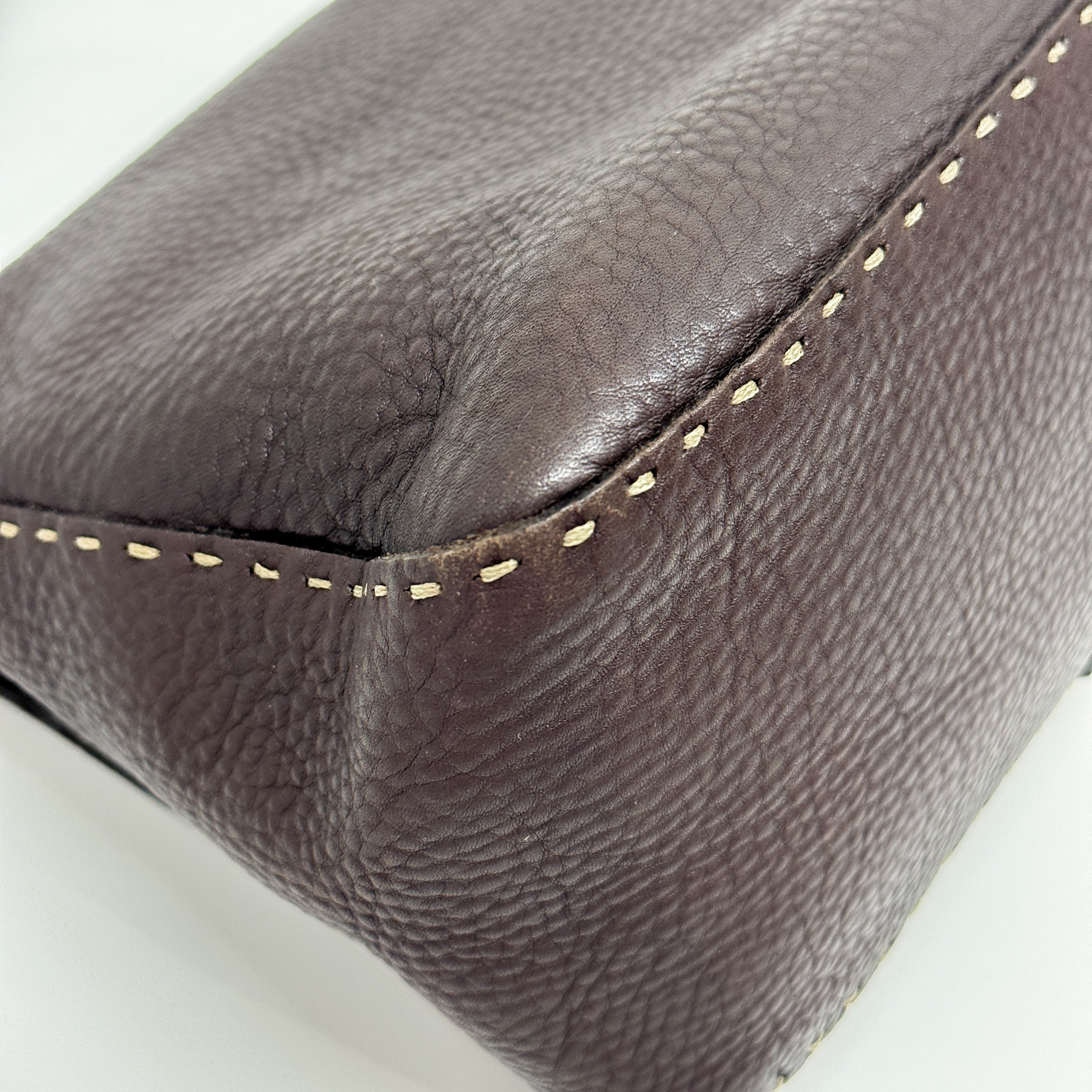 Selleria Brown Leather Mamma Baguette