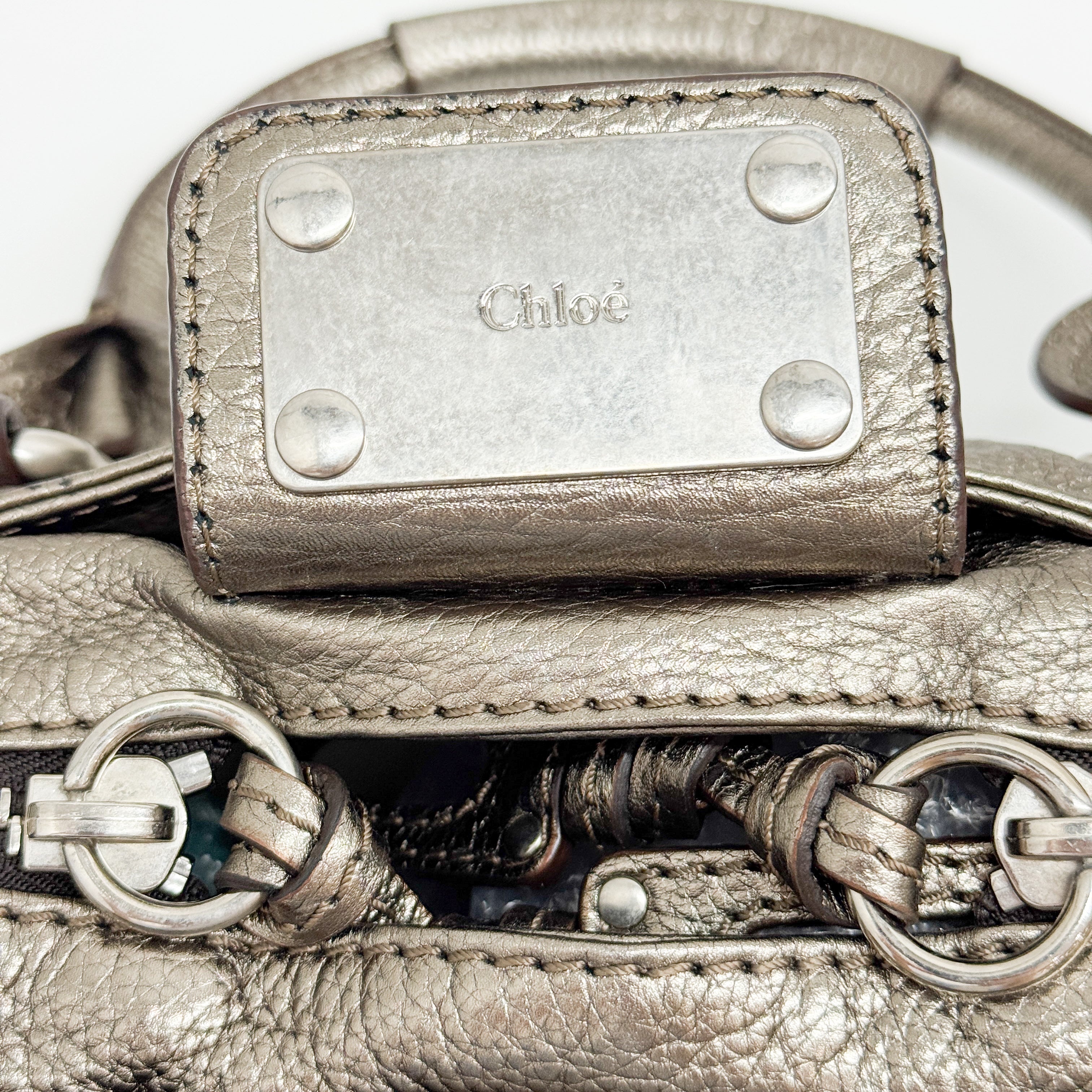 Paddington Bronze Leather Shoulder Bag