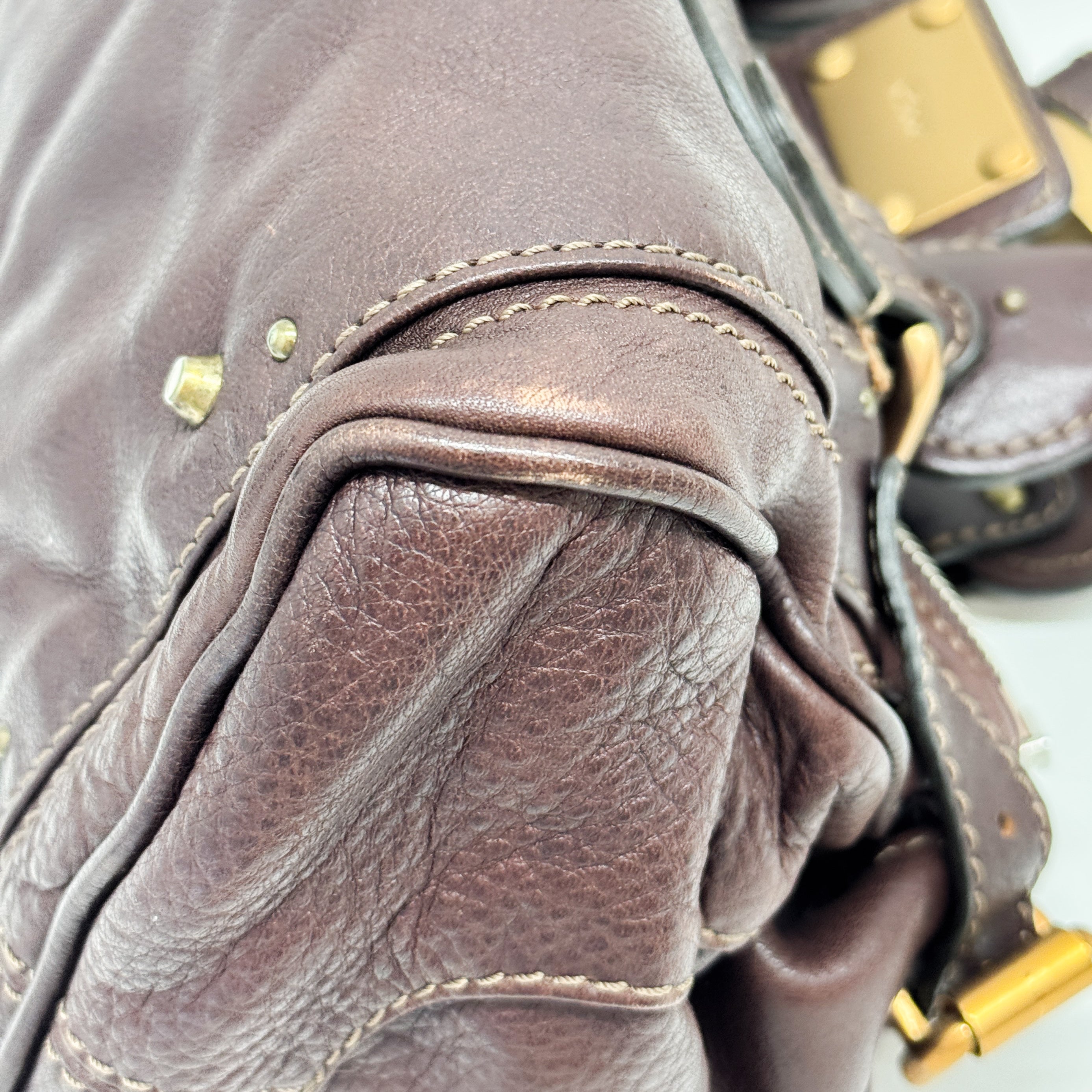 Paddington Brown Leather Shoulder Bag