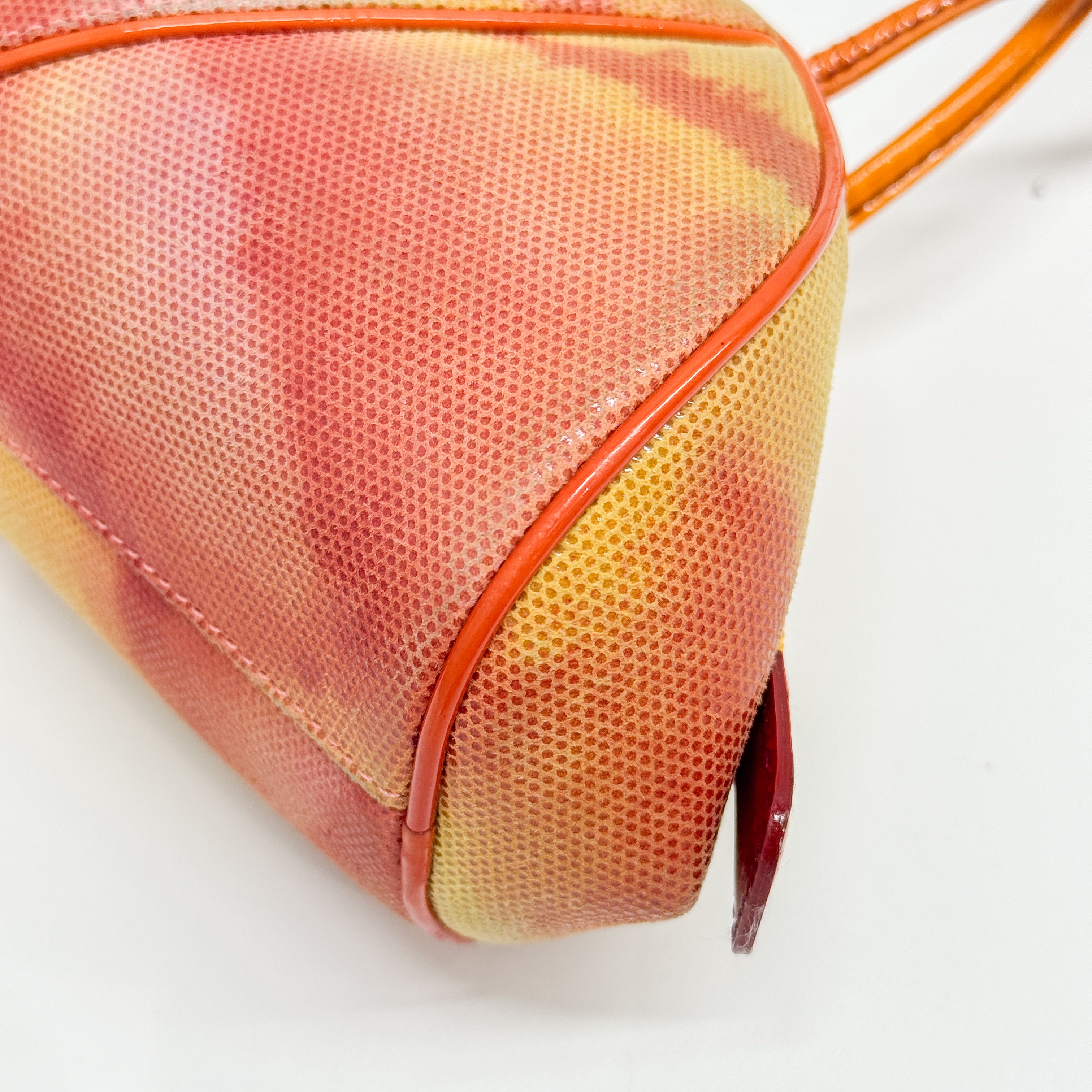 Vintage Orange  Cloth Shoulder Bag