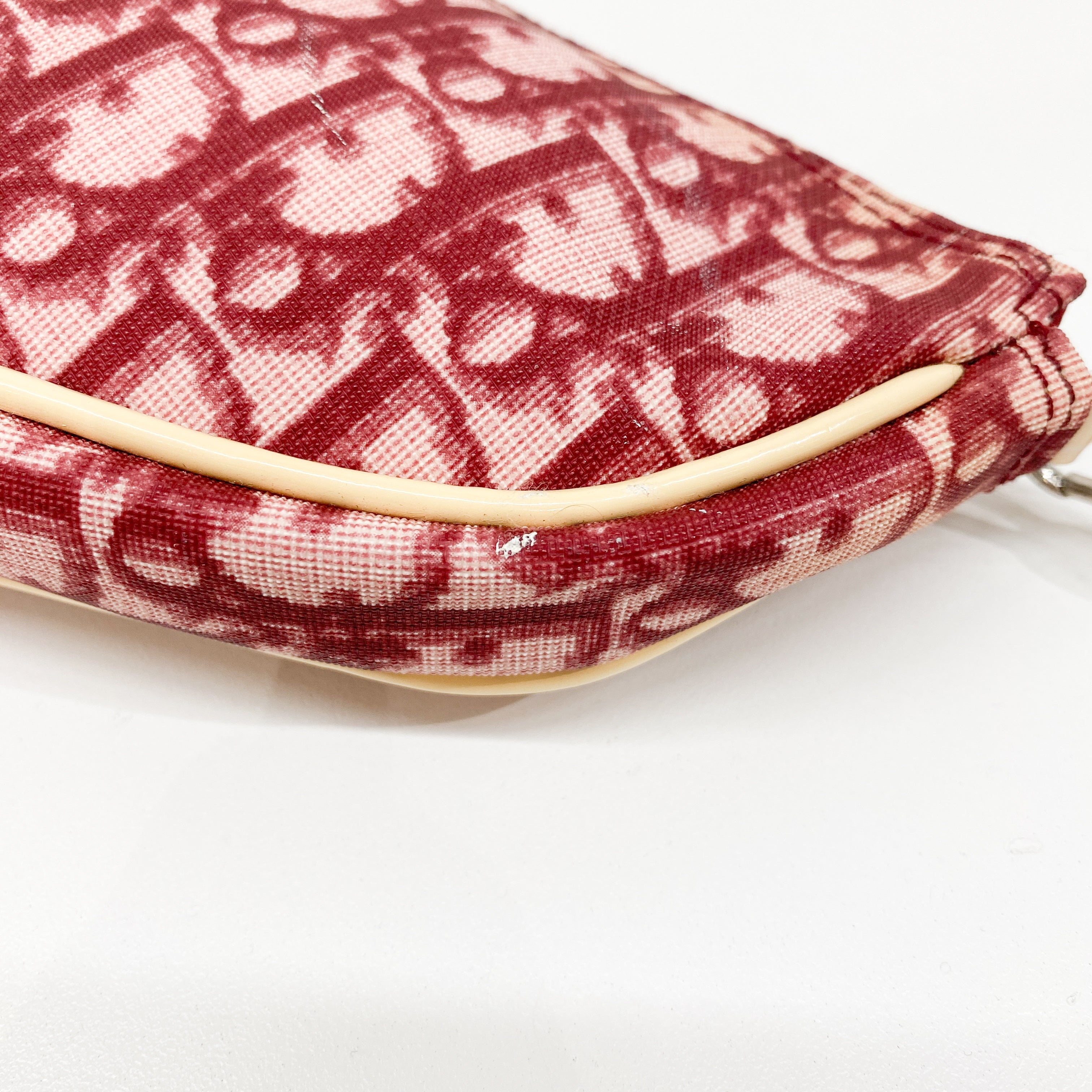 Saddle Red Trotter Canvas Shoulder Bag