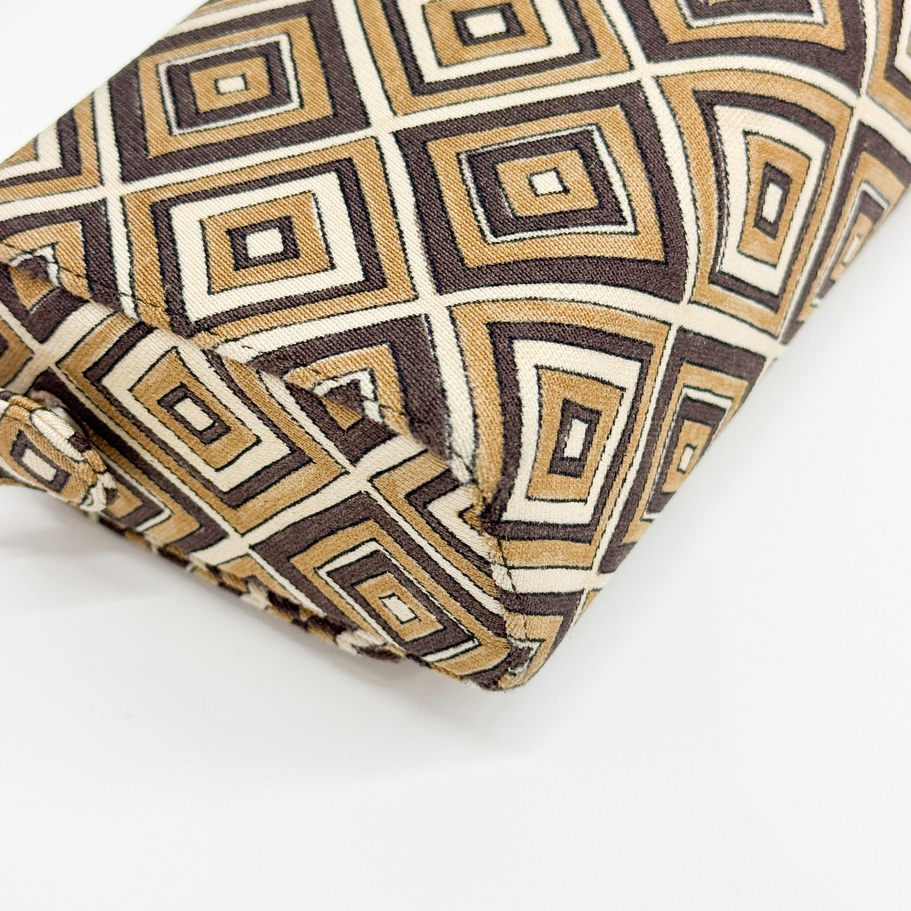 Brown Canvas Shoulder Bag