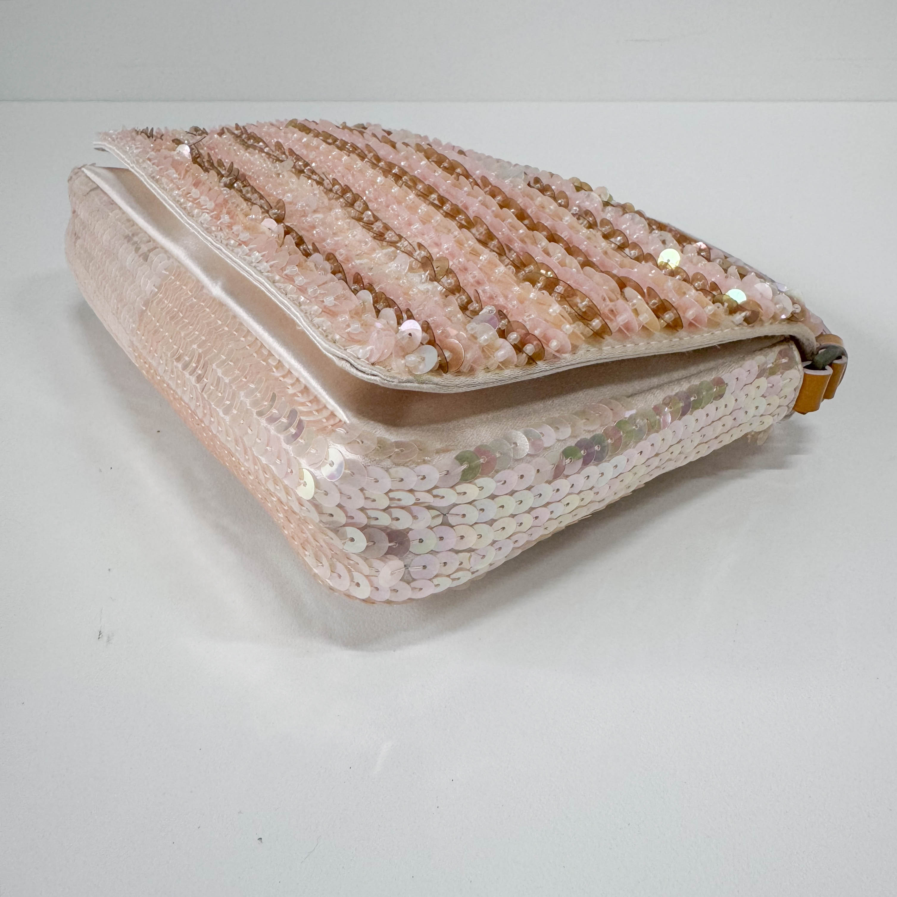 Pink Sequin Shoulder Bag