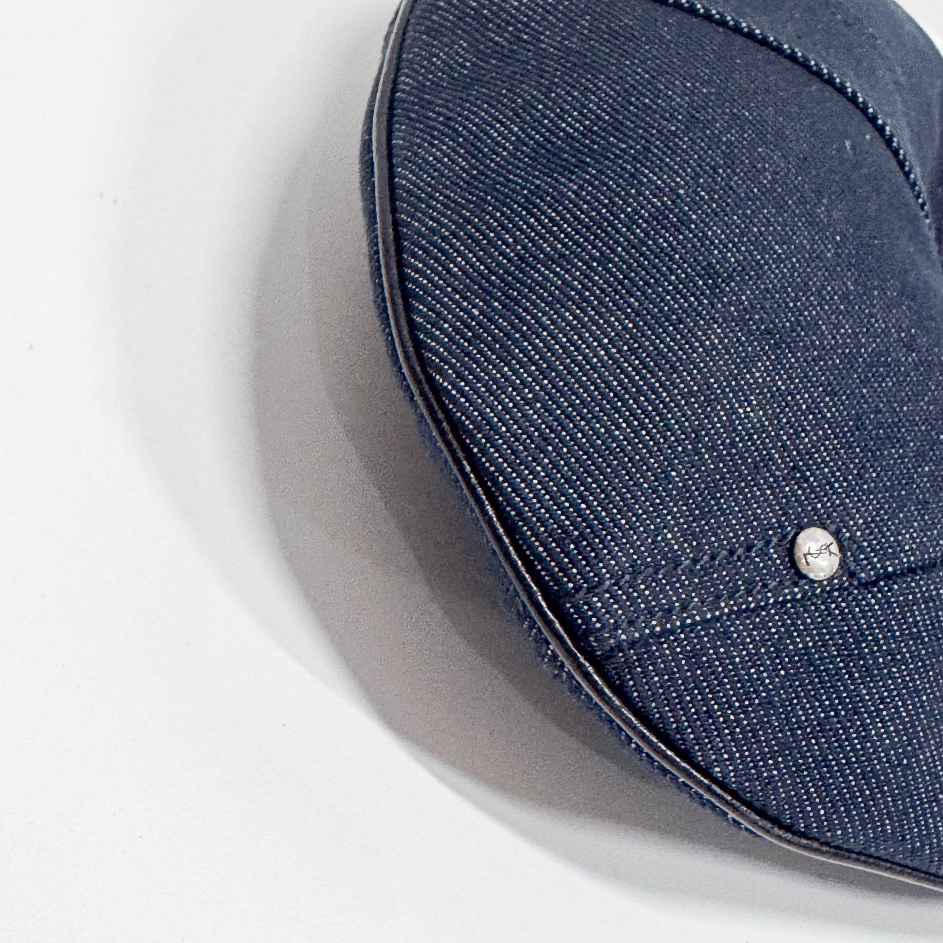 YSL Mini Mombasa Denim Hand Bag