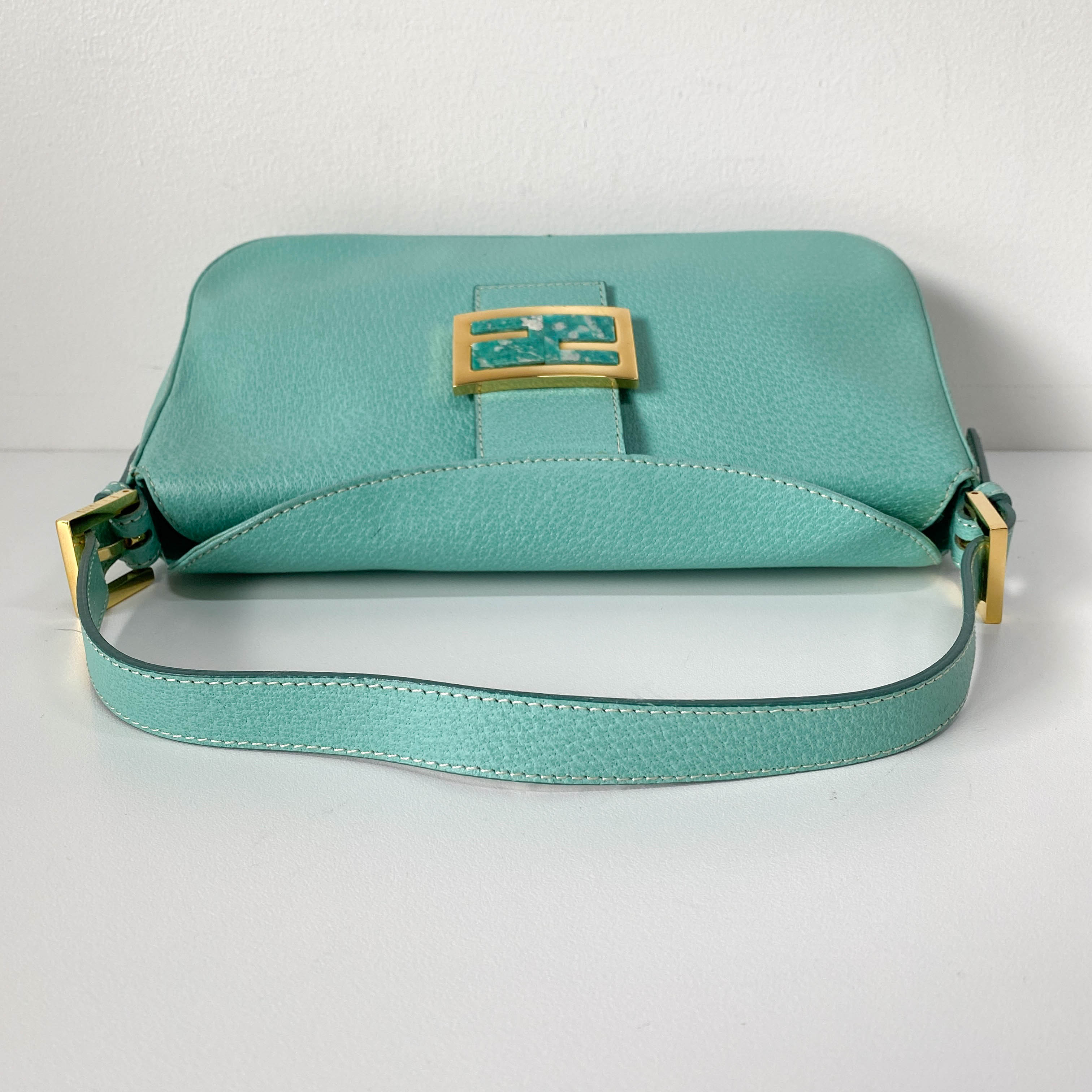 Green Leather Shoulder Bag