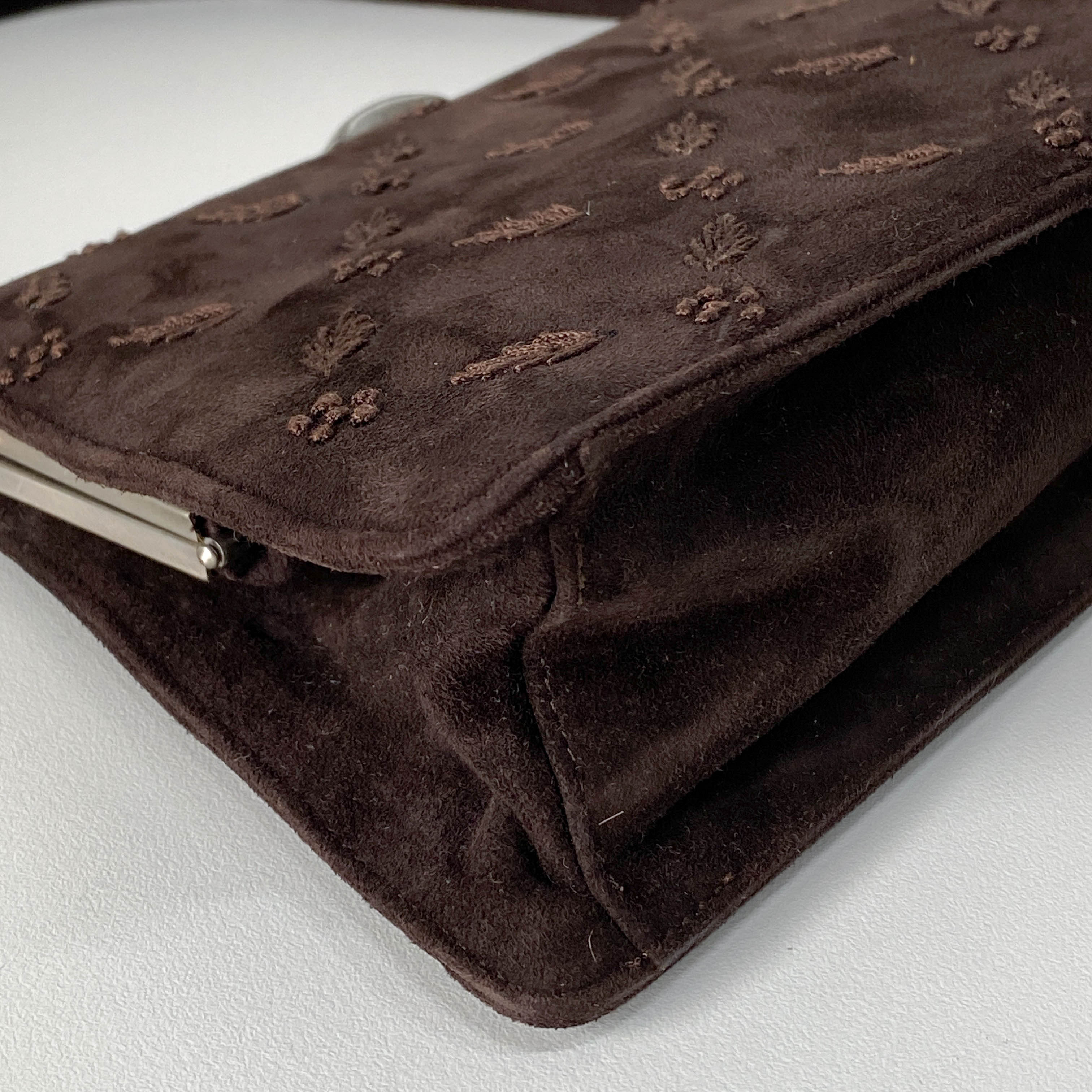 Brown Suede Handbag
