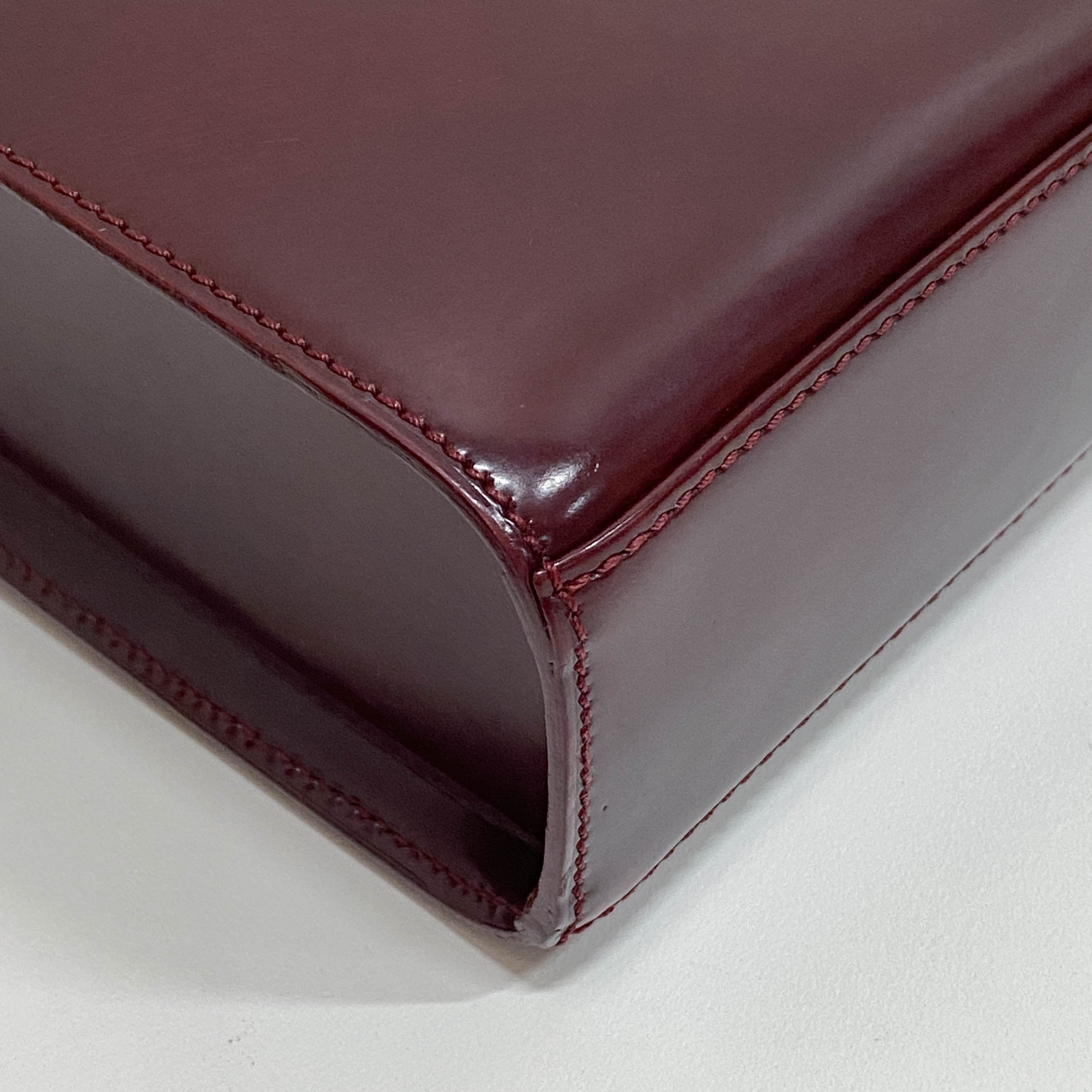 Panthère de Cartier Top Handle Leather Bag