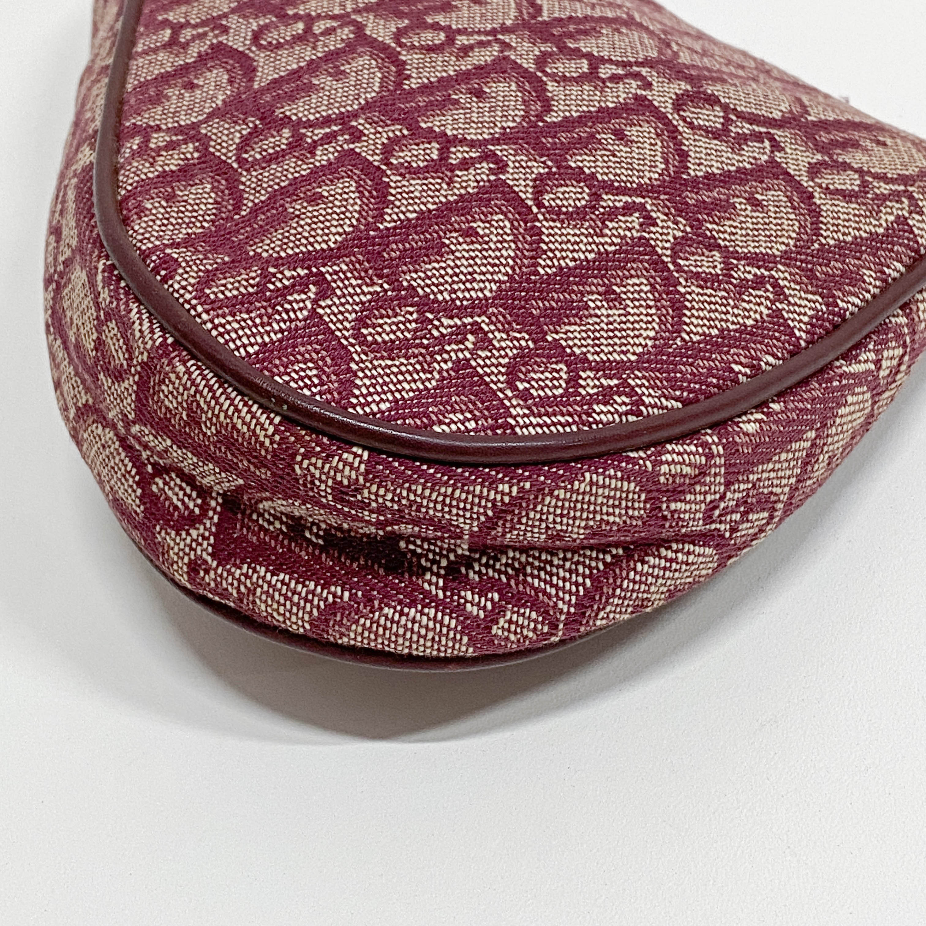 Saddle Red Trotter Canvas Shoulder Bag