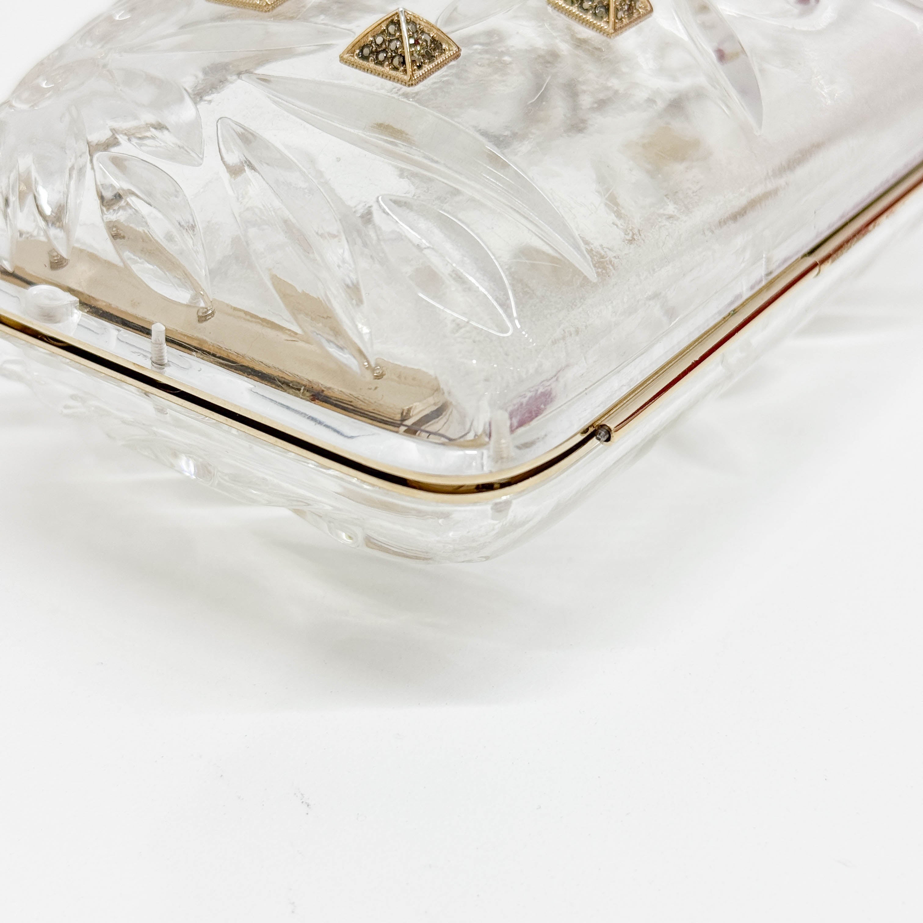 Studs Clear Plastic Two Way Bag