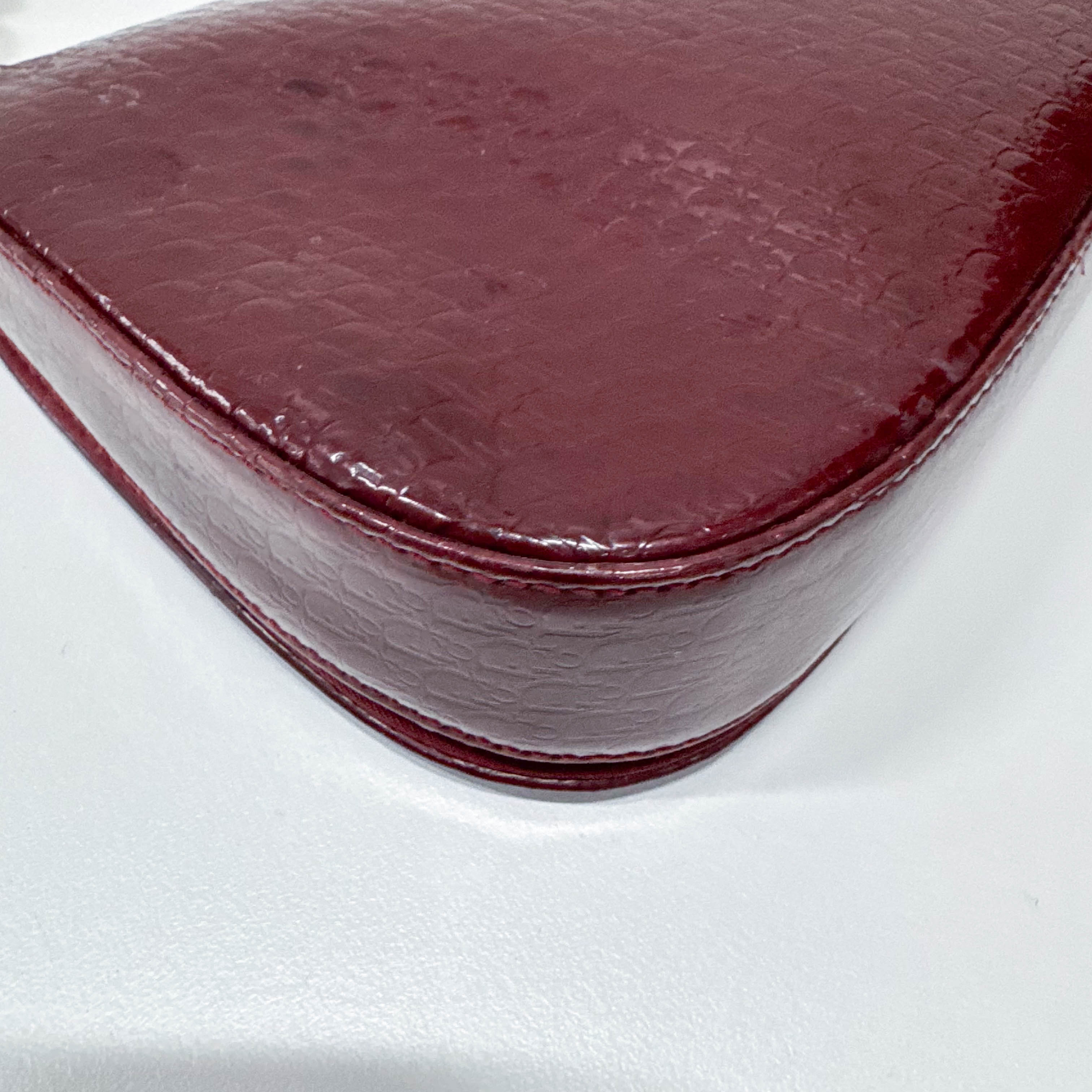 Limited Edition Malice Pearl Red Patent Leather Shoulder Bag