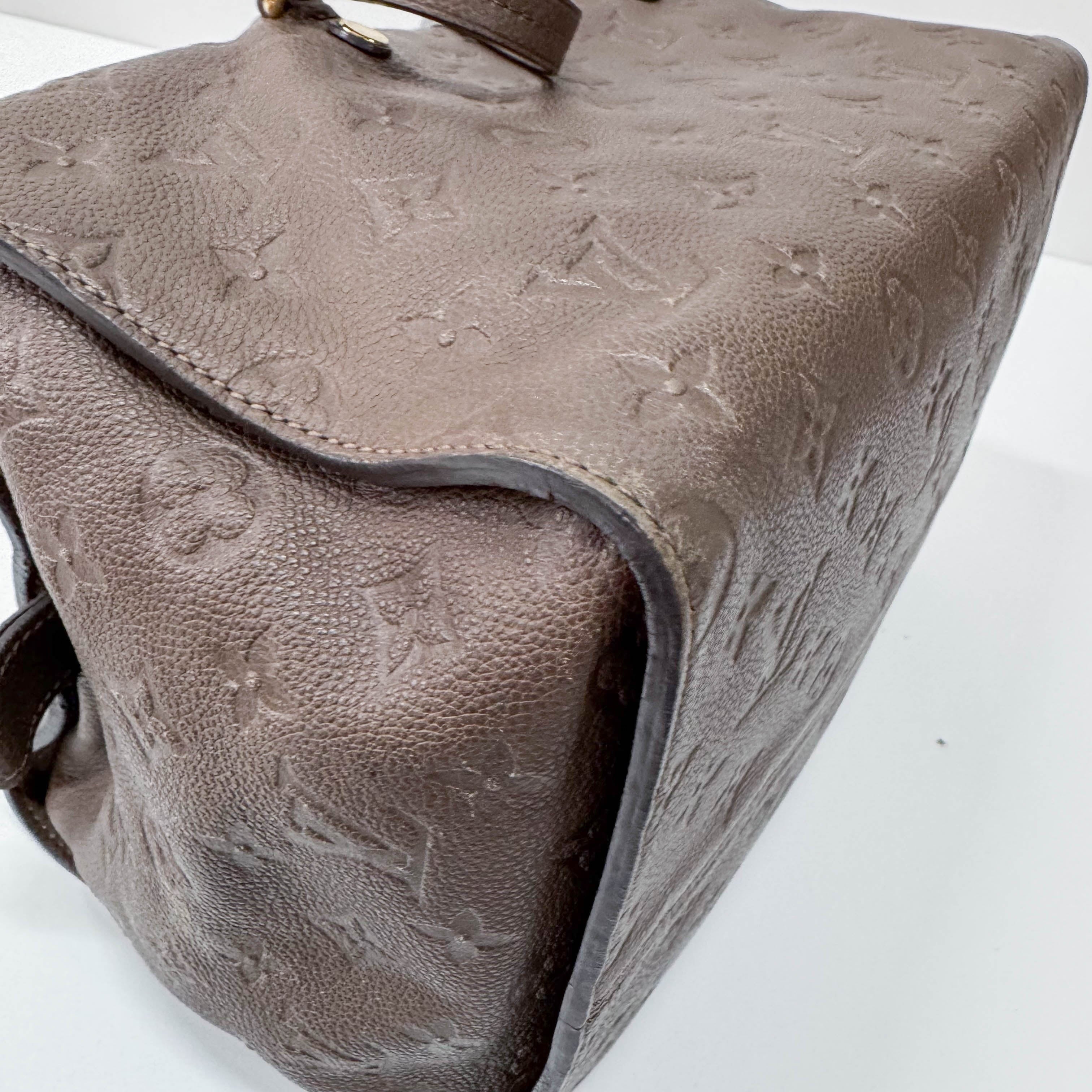 Empreinte Inspire Taupe Monogram Shoulder Bag