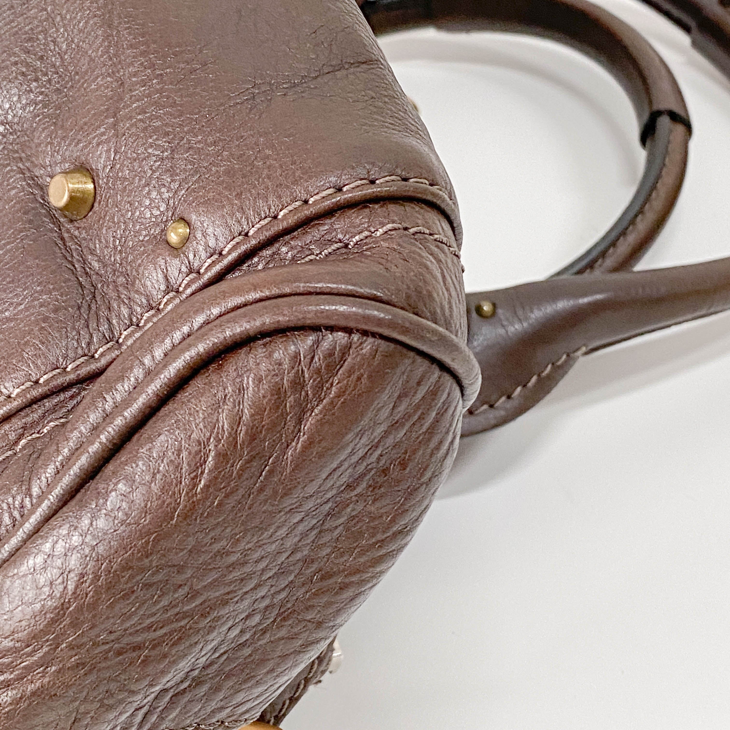 Paddington Brown Leather Shoulder Bag