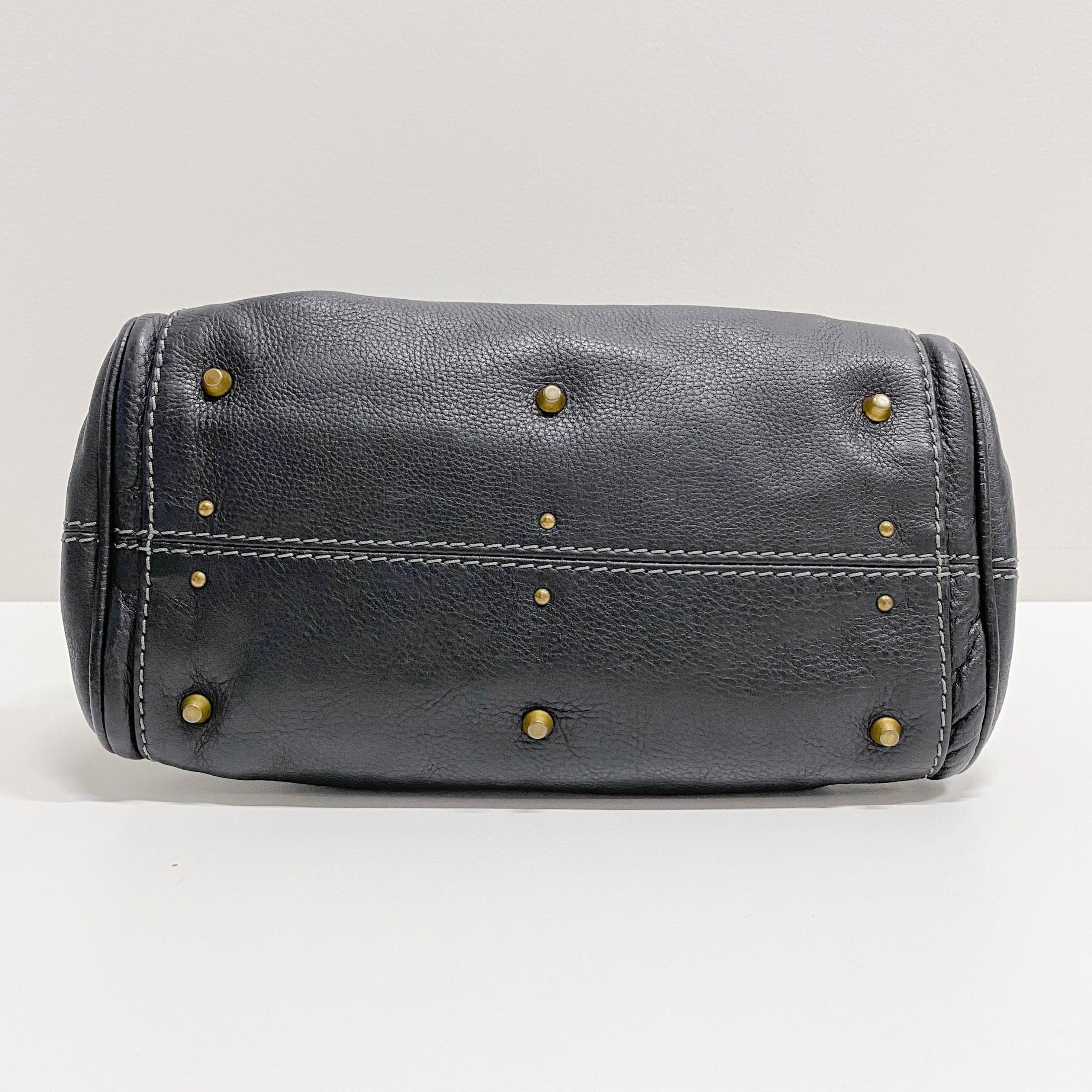 Mini Paddington Black Calfskin Shoulder Bag