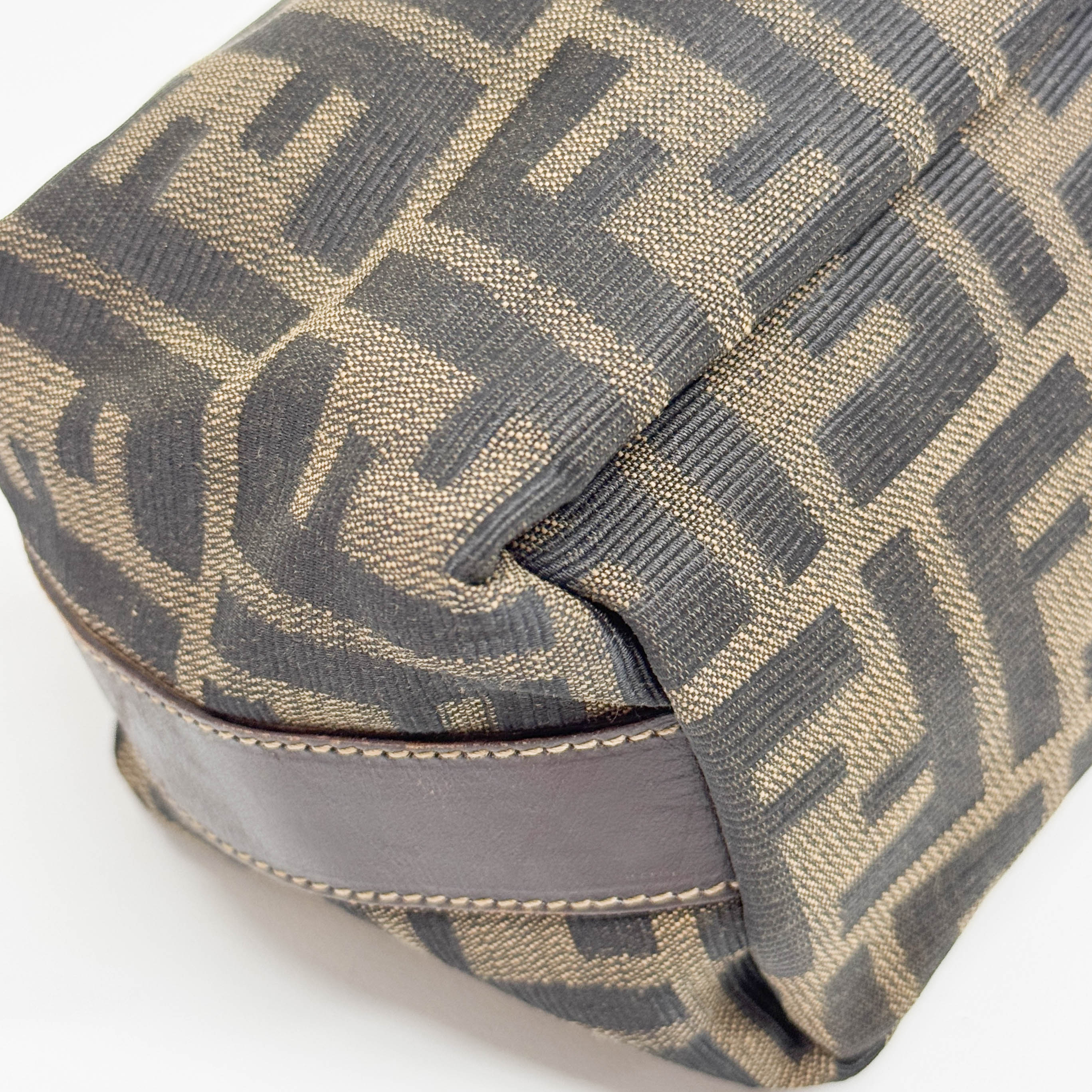 Zucca Brown Canvas Pouch