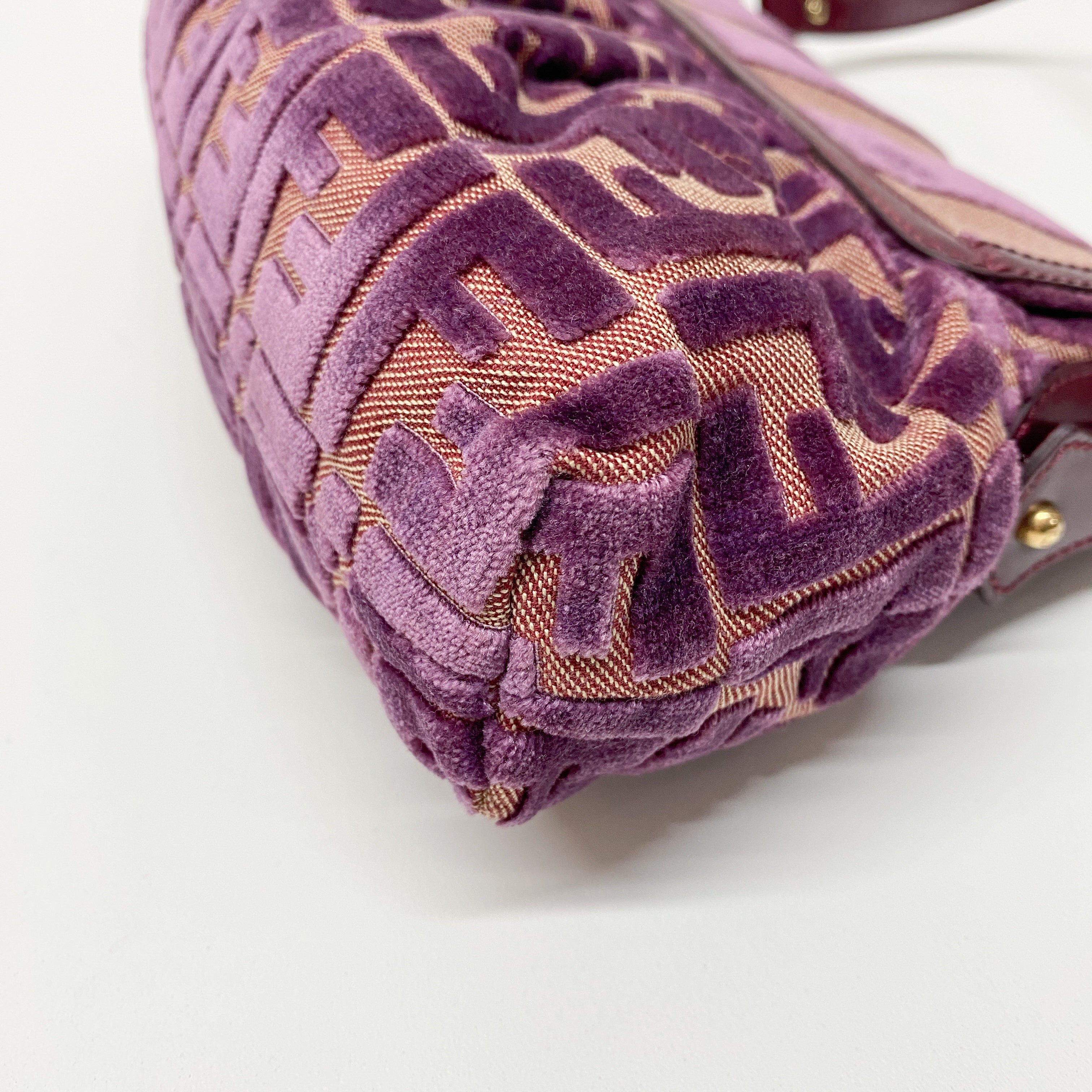 Chef Purple Zucca Canvas Shoulder Bag