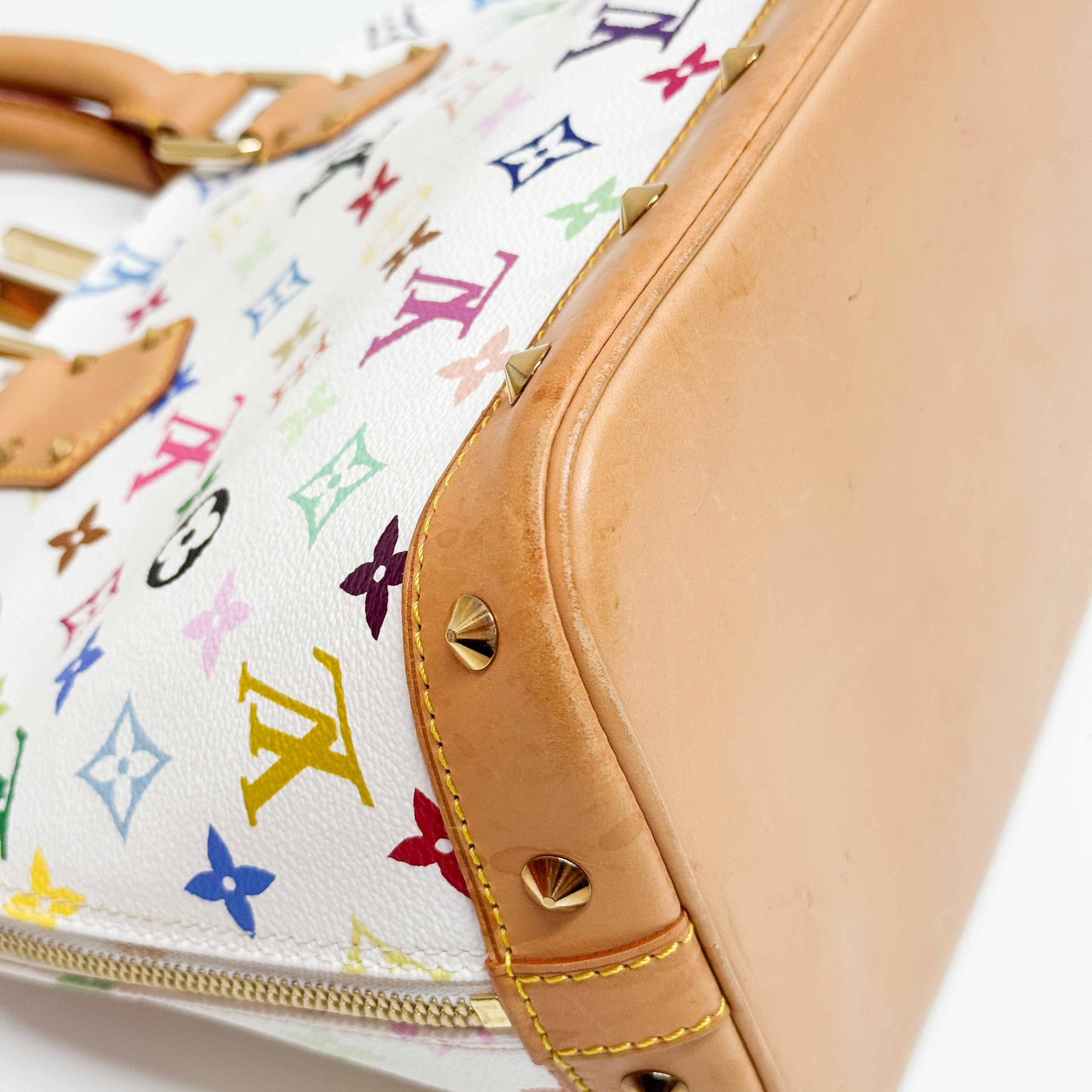 Monogram Multi-color Coated Canvas Hand Bag