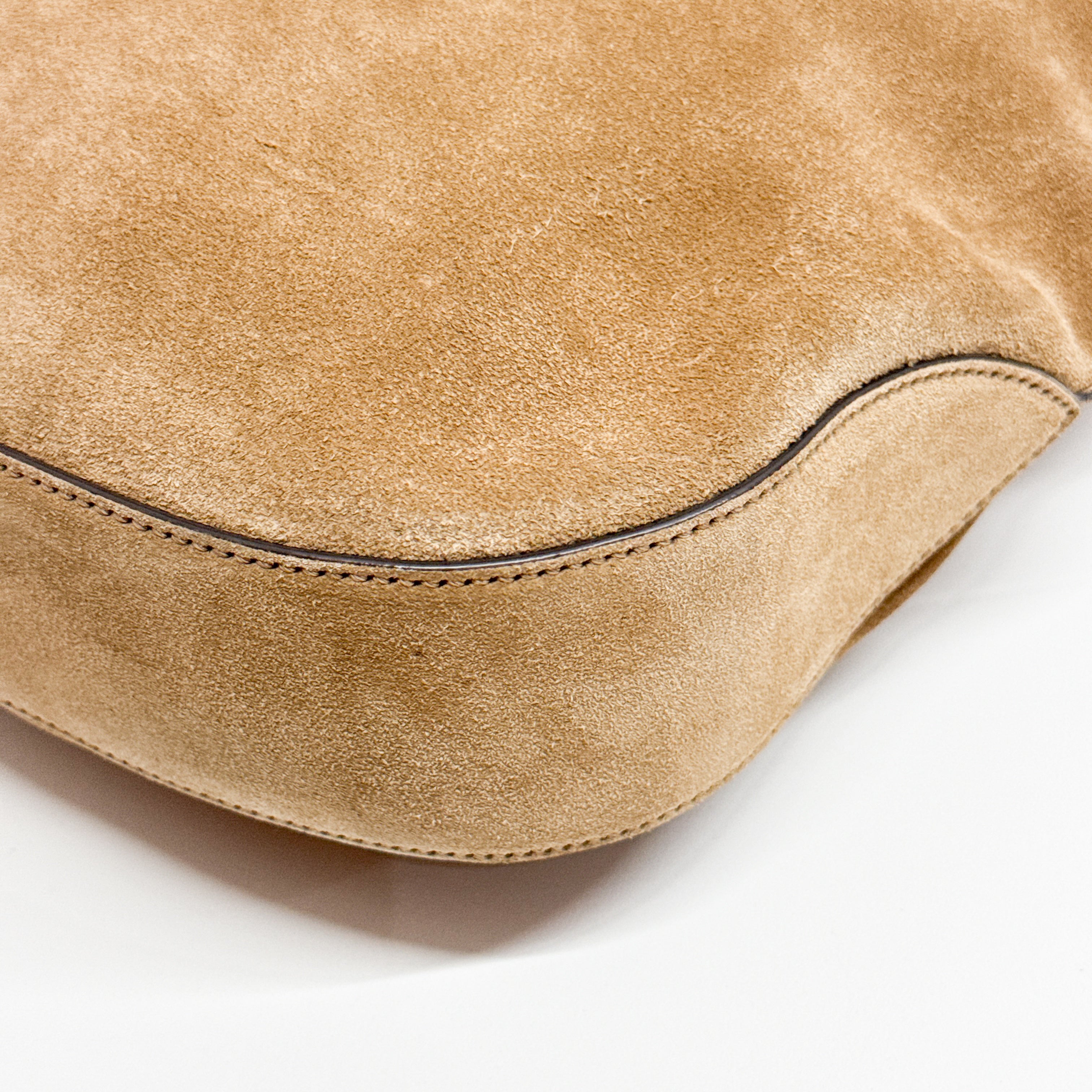 Jackie Brown Suede Shoulder Bag