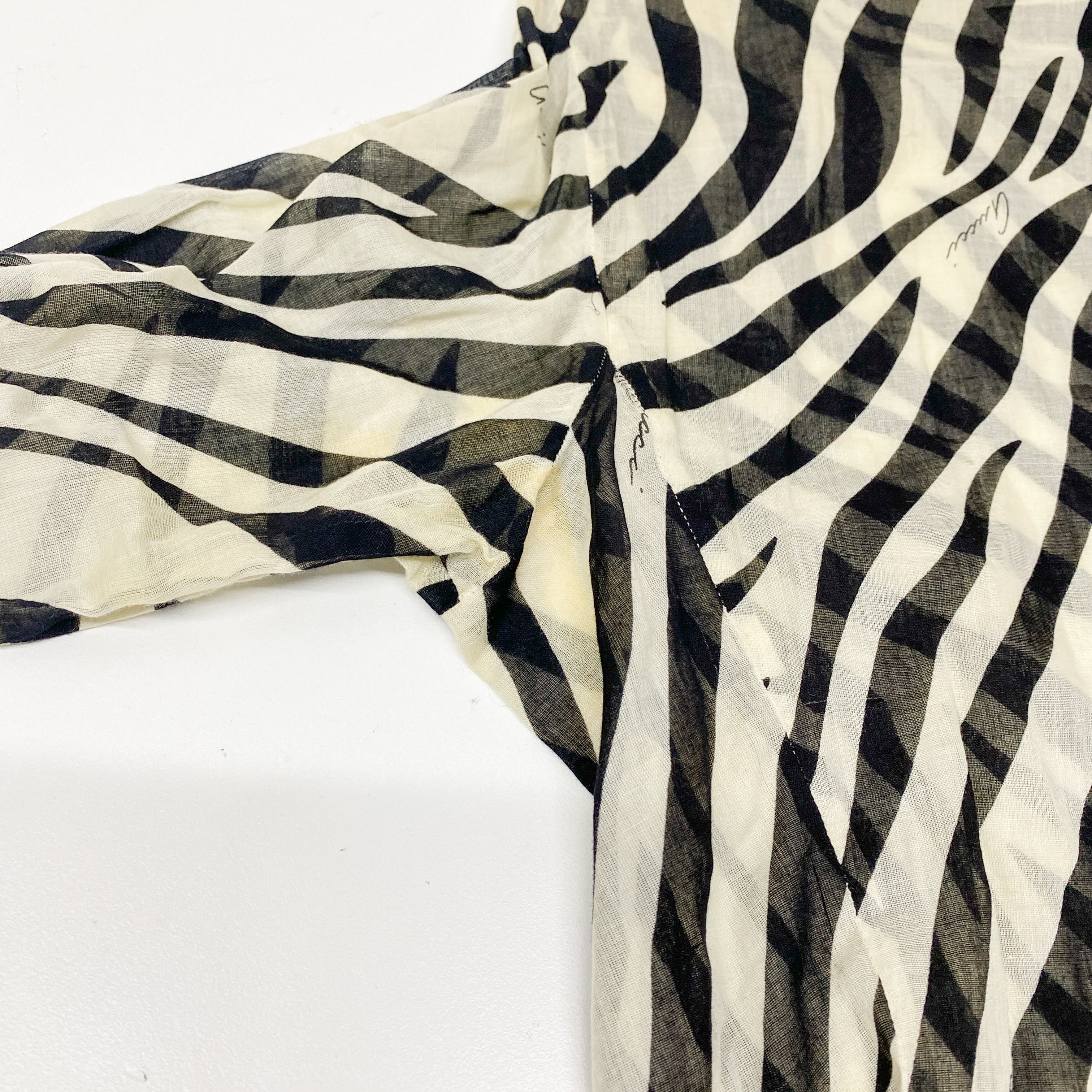 Size 40 Zebra Print Cotton T shirt