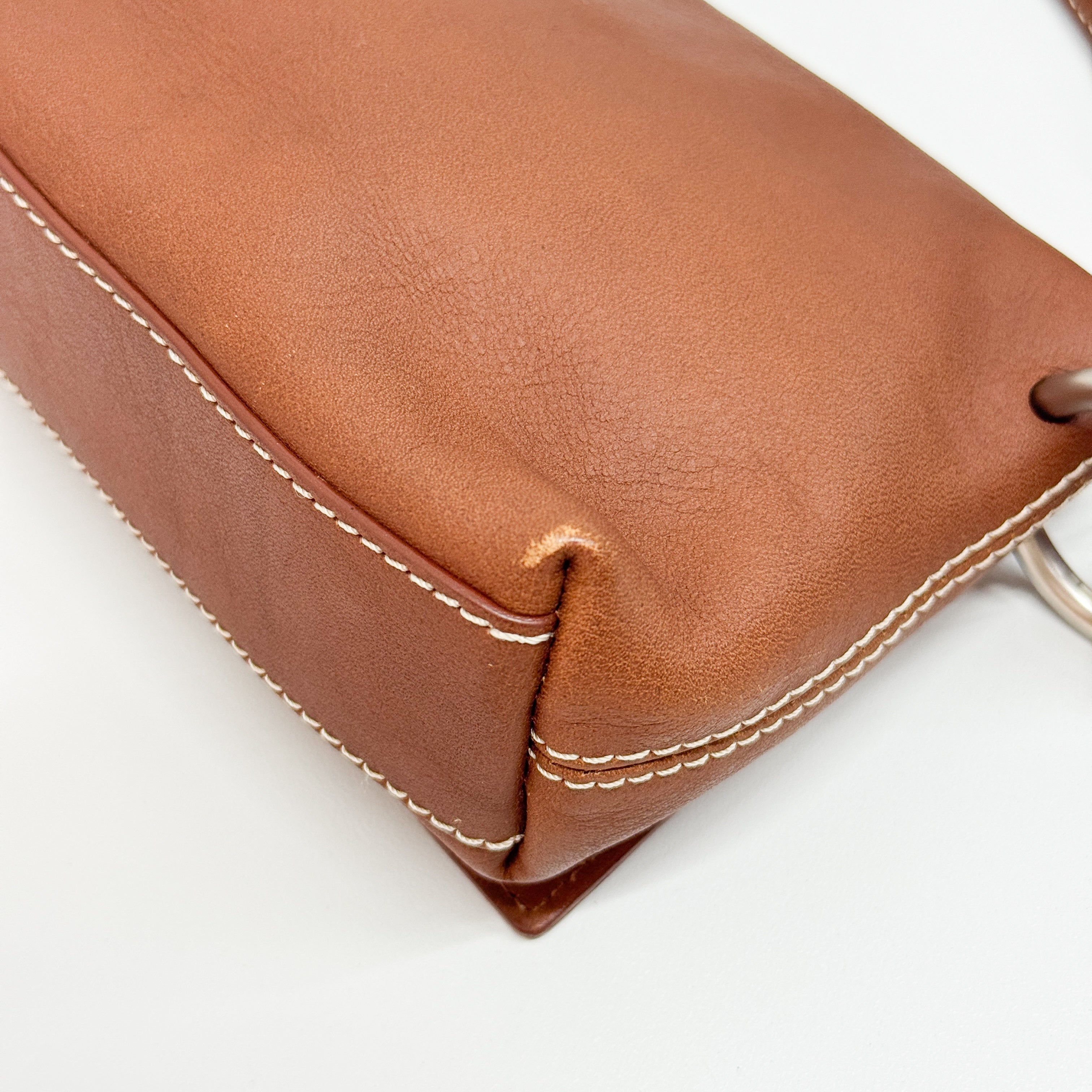 Brown Leather Shoulder Bag