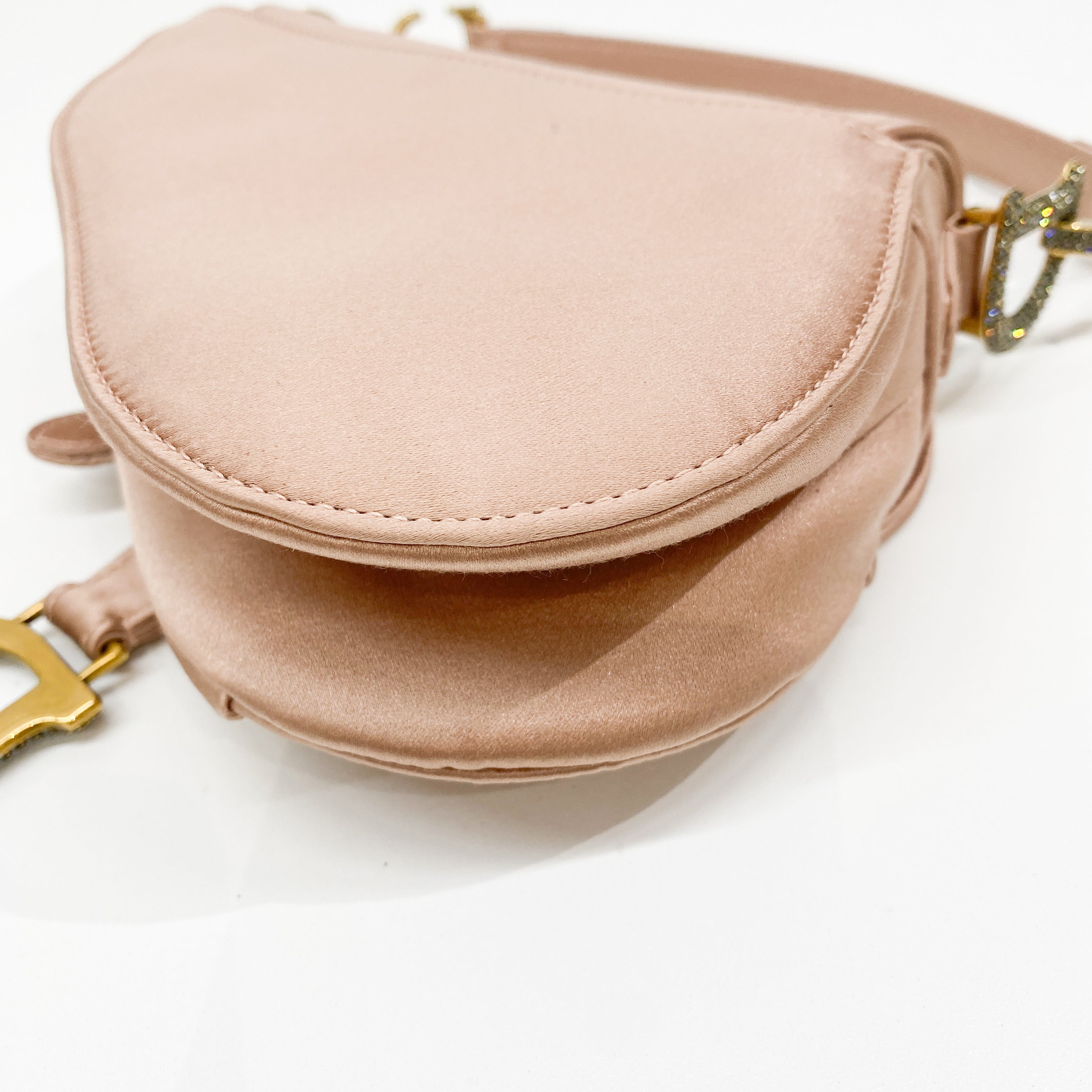 Saddle Bag Satin Rhinestone