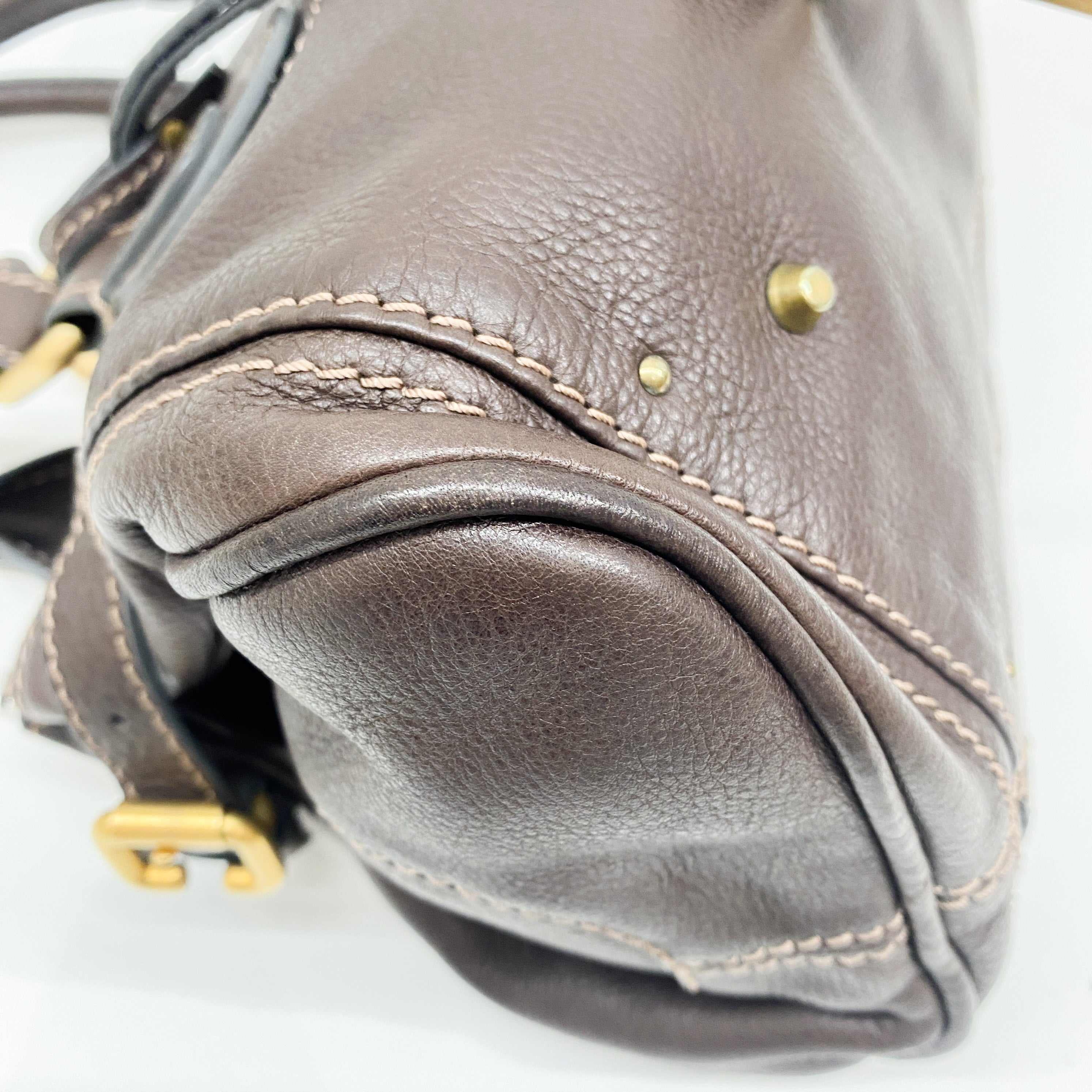 Paddington Brown Leather Shoulder Bag