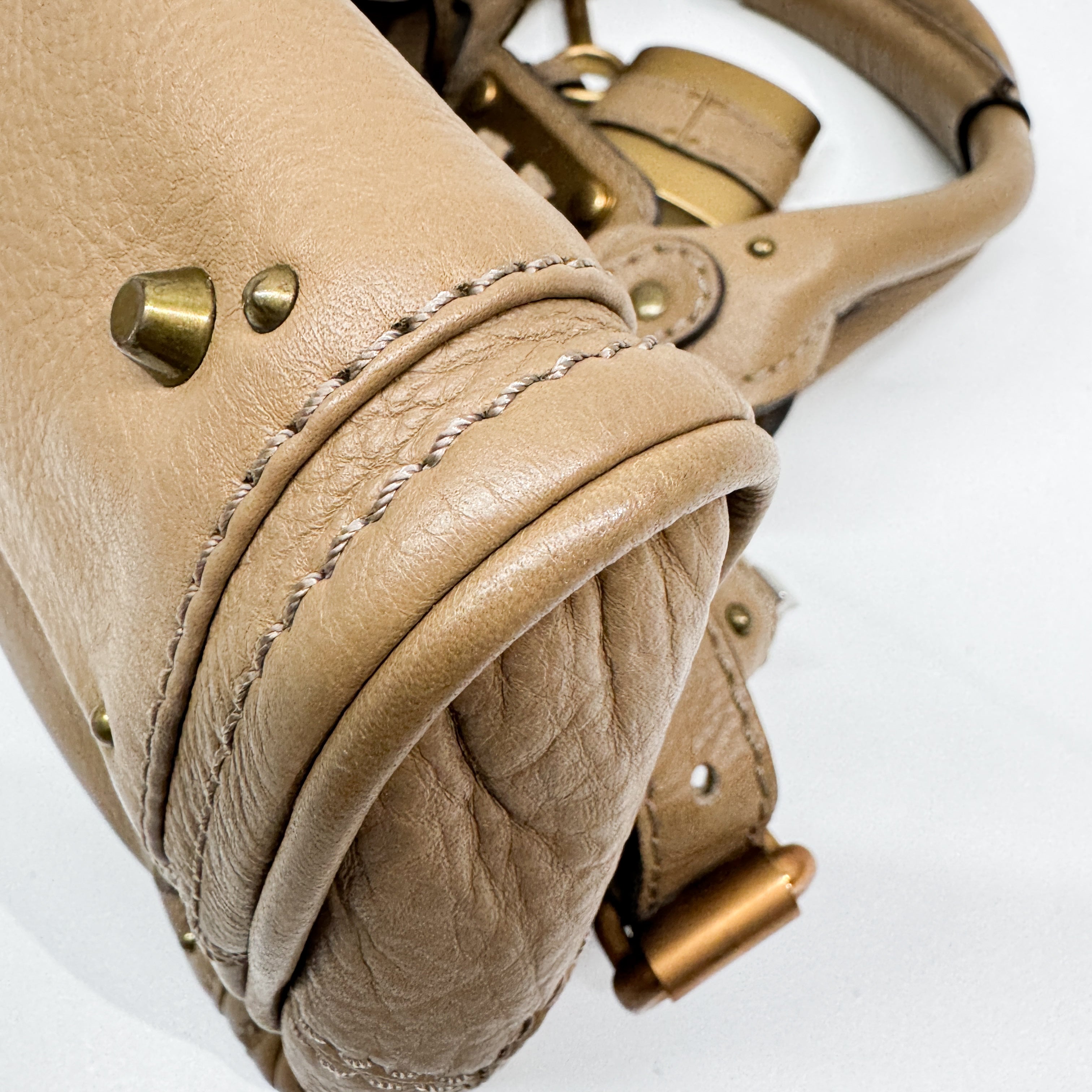 Mini Paddington Brown Leather Shoulder Bag