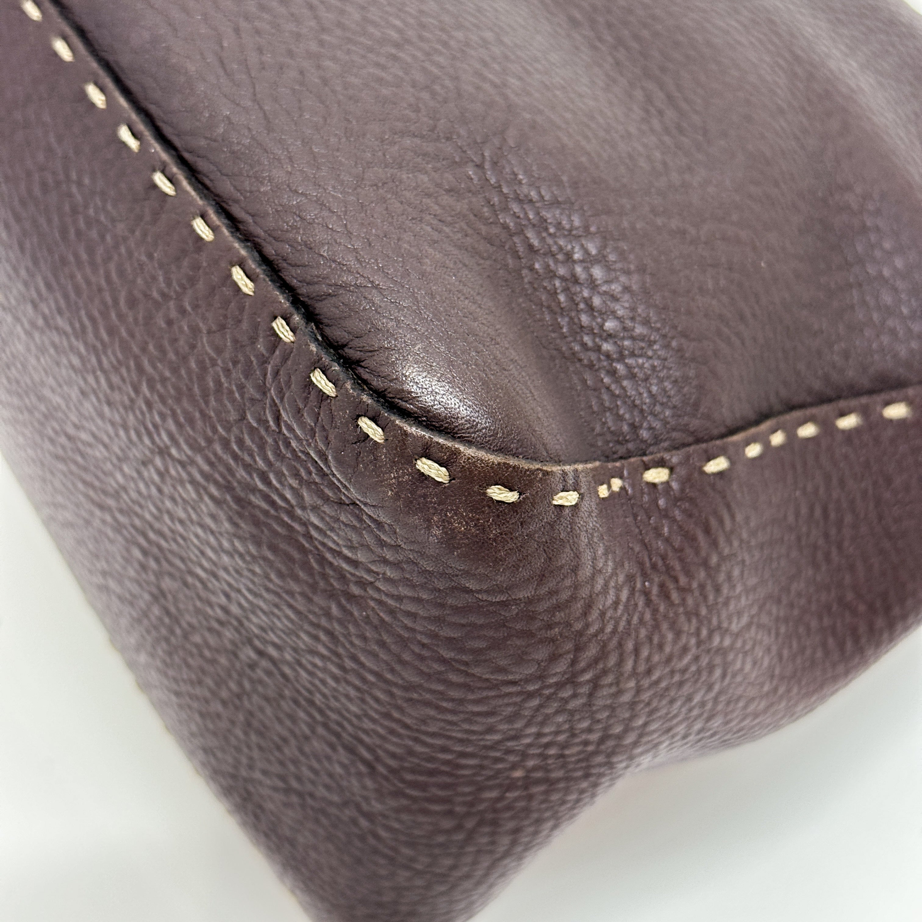 Selleria Brown Leather Mamma Baguette
