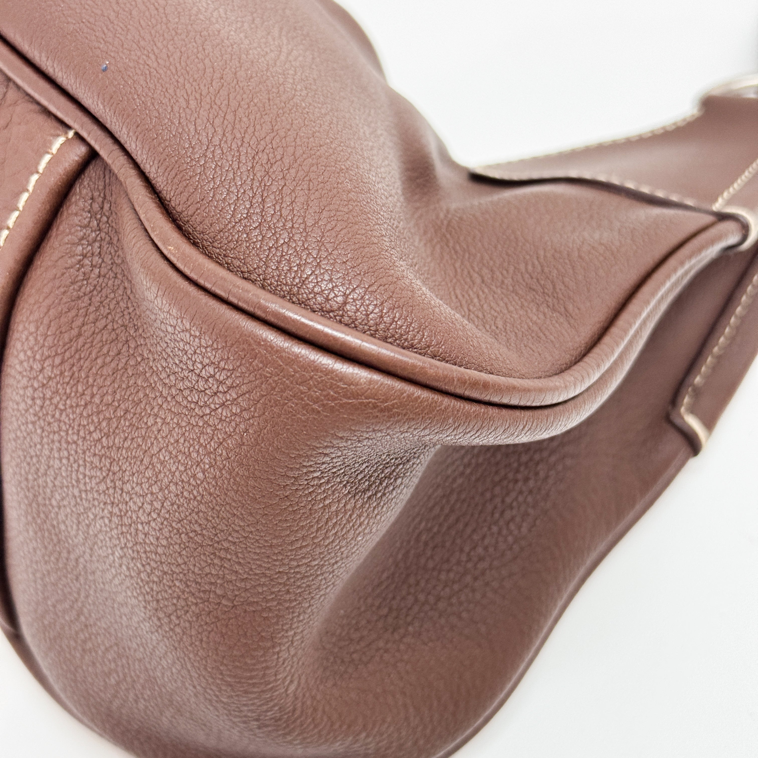 Brown Leather Shoulder Bag