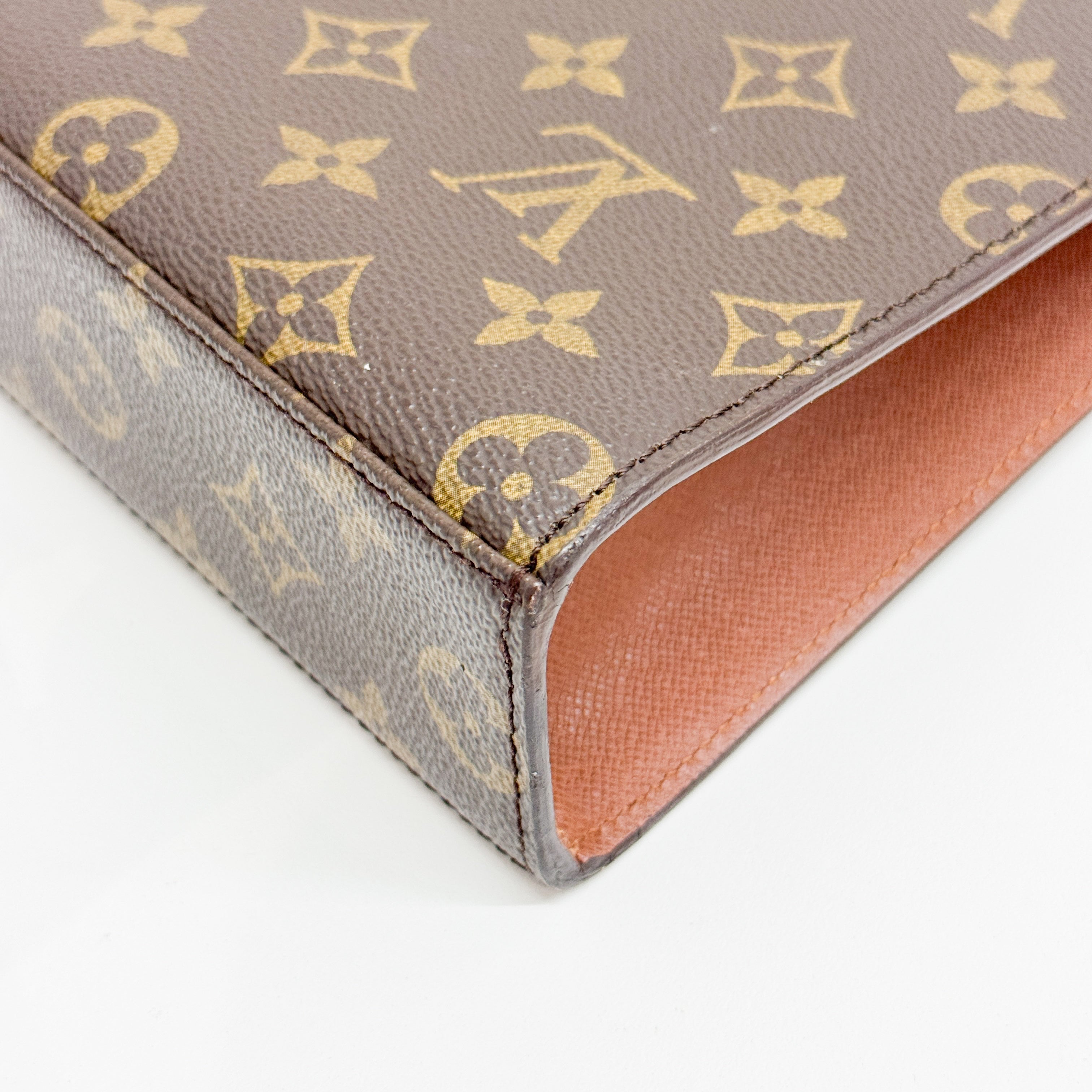 Malesherbes Brown Monogram Hand Bag