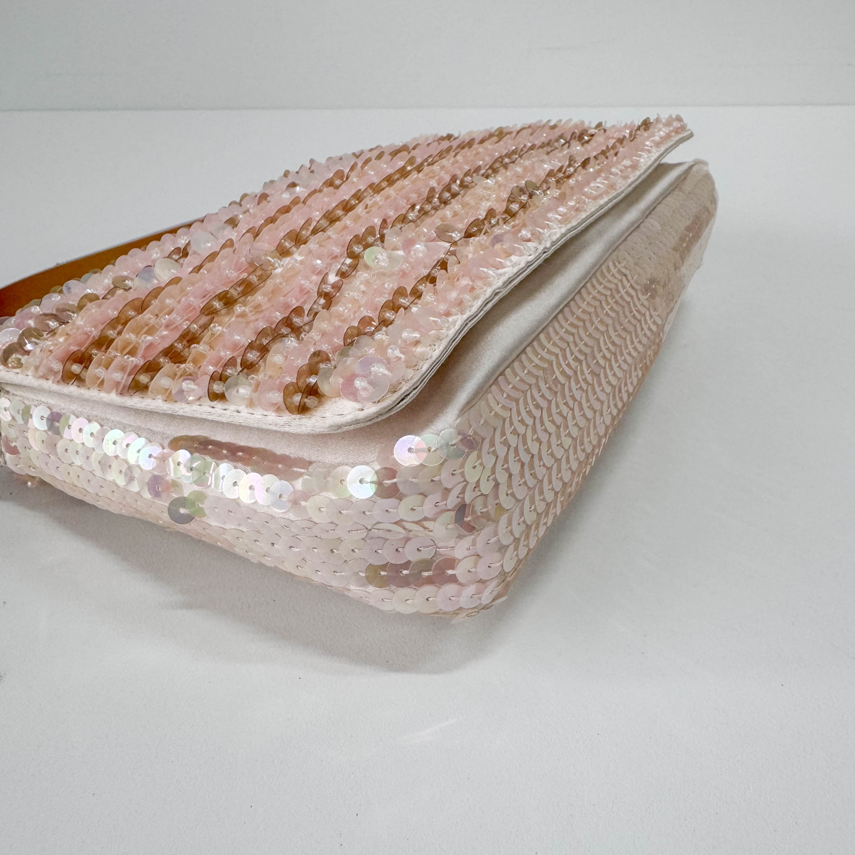 Pink Sequin Shoulder Bag