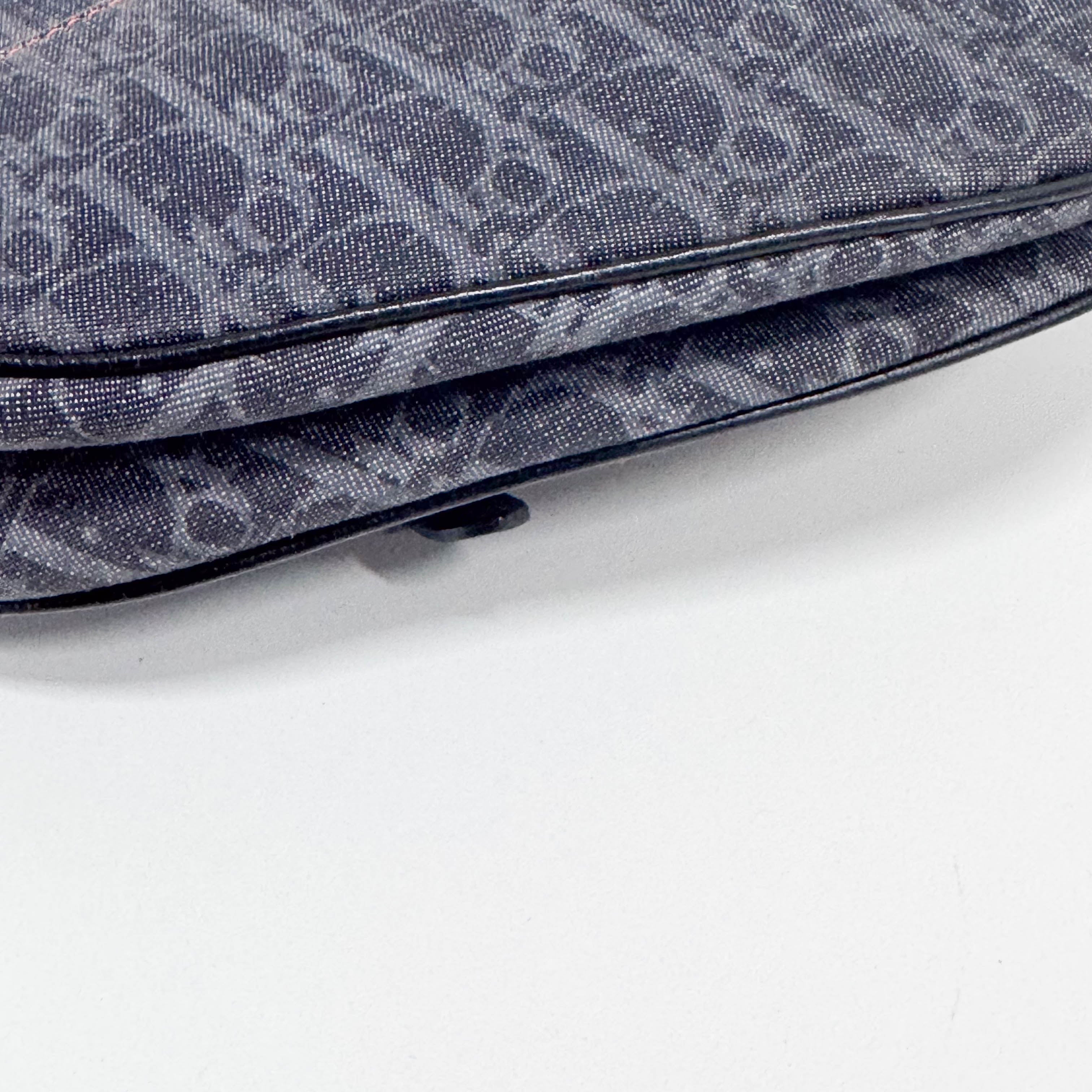 2005 Navy Flight Line Trotter Saddle Handbag