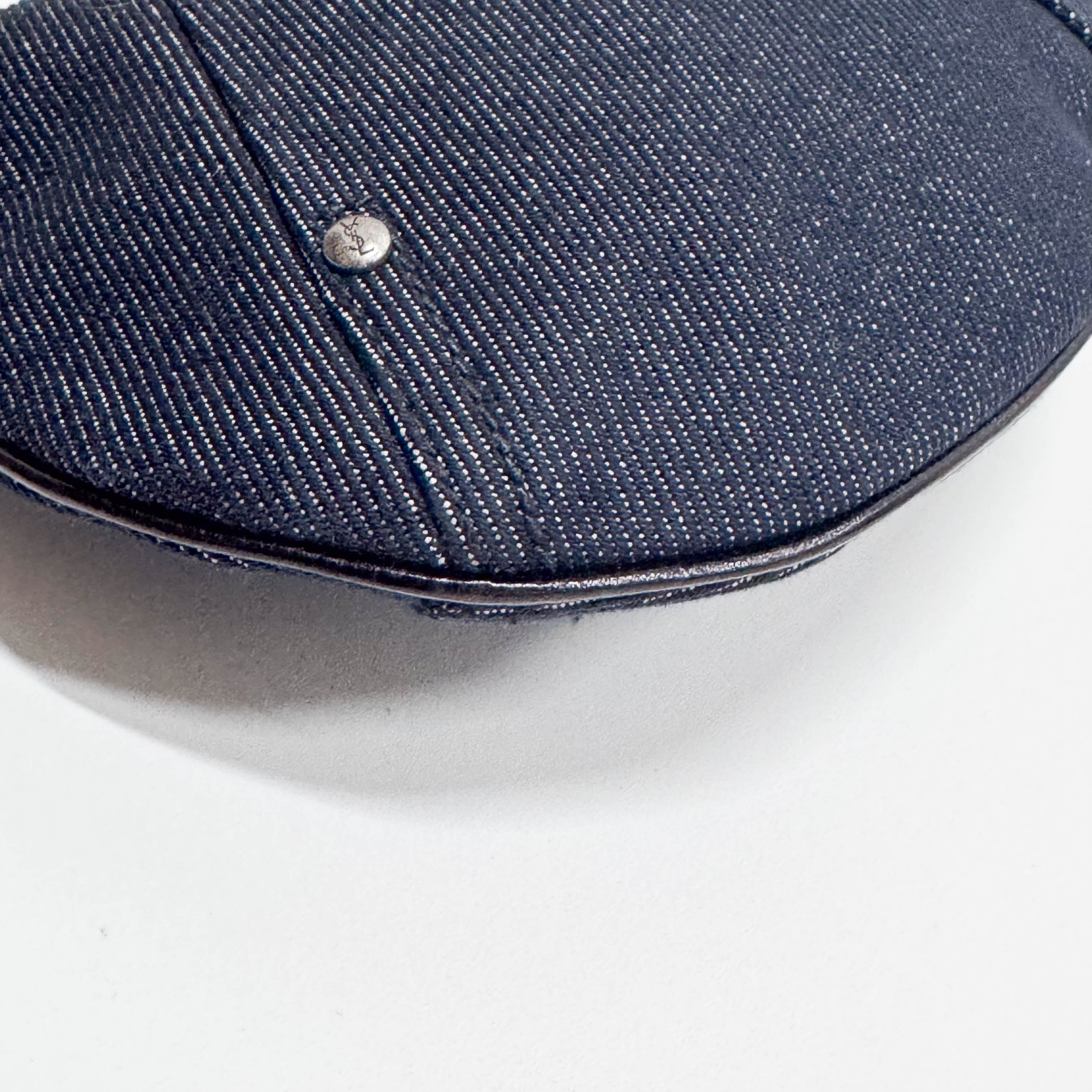 YSL Mini Mombasa Denim Hand Bag