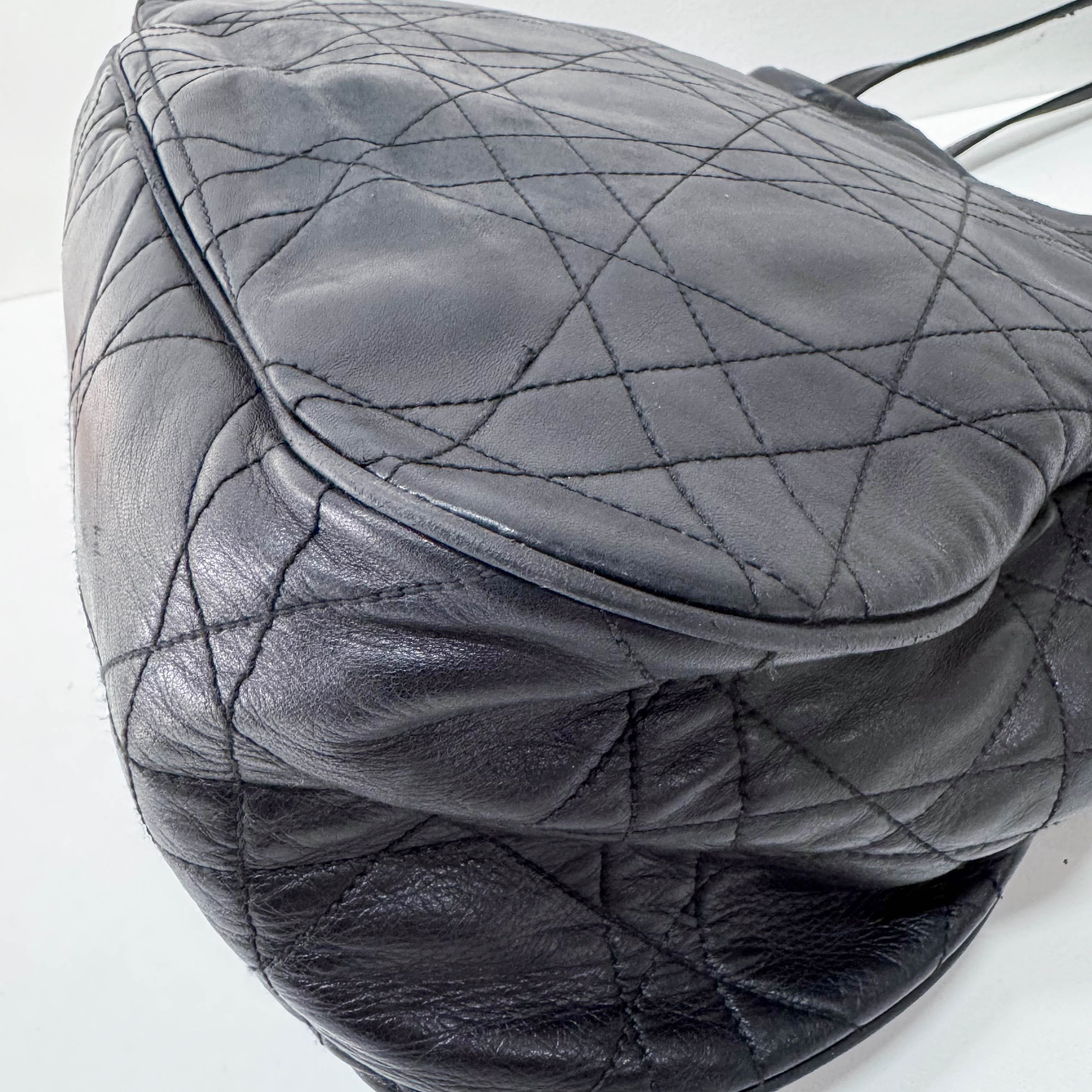 Black Leather Shoulder Bag