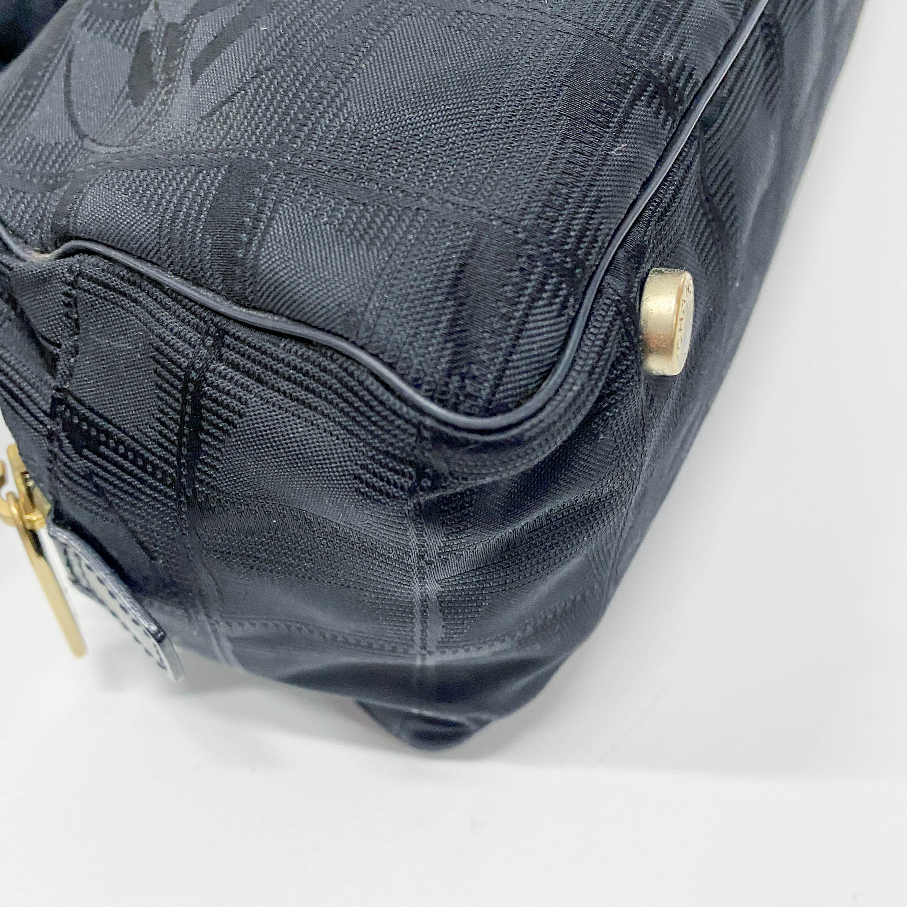 Black Nylon Shoulder Bag