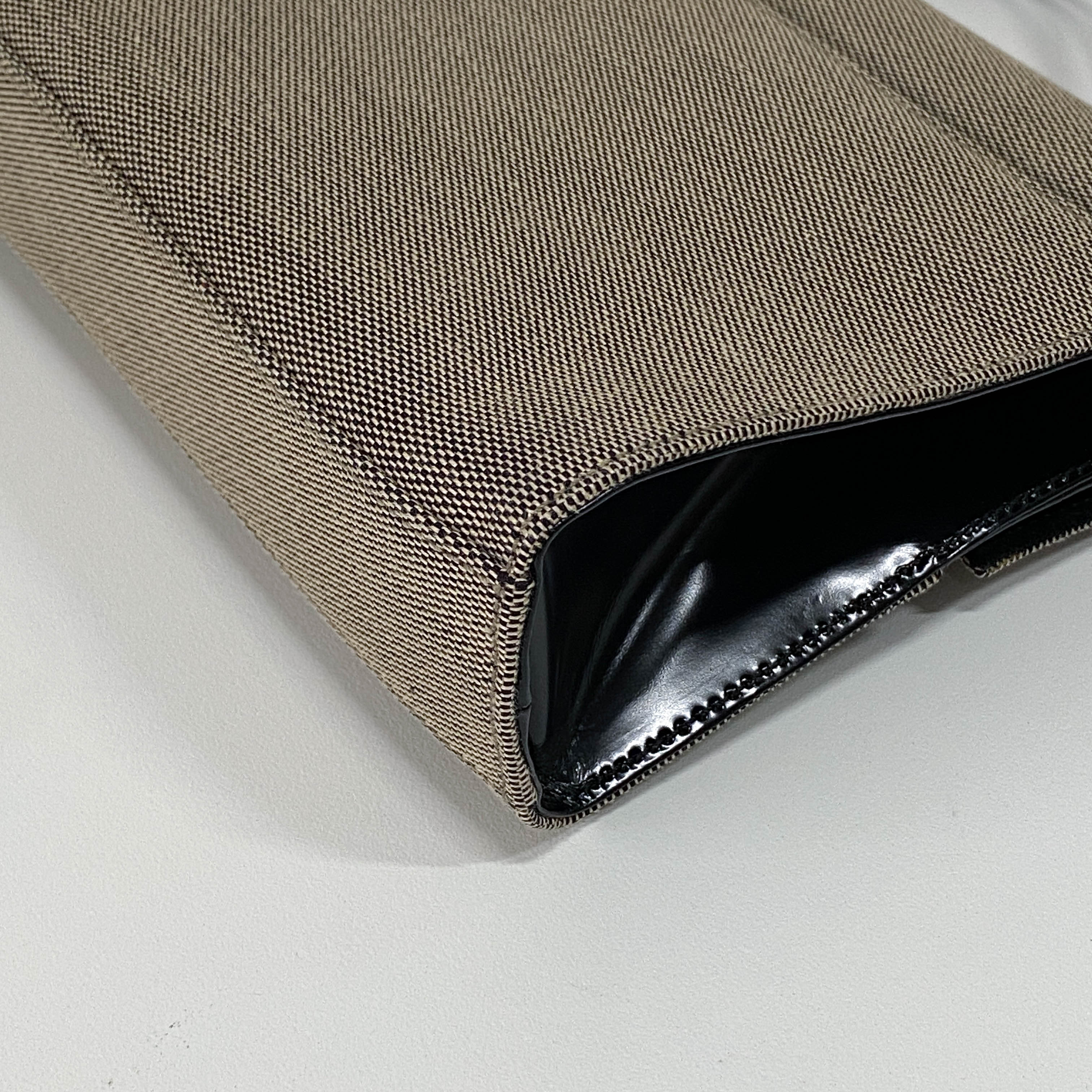 Brown Canvas Shoulder Bag