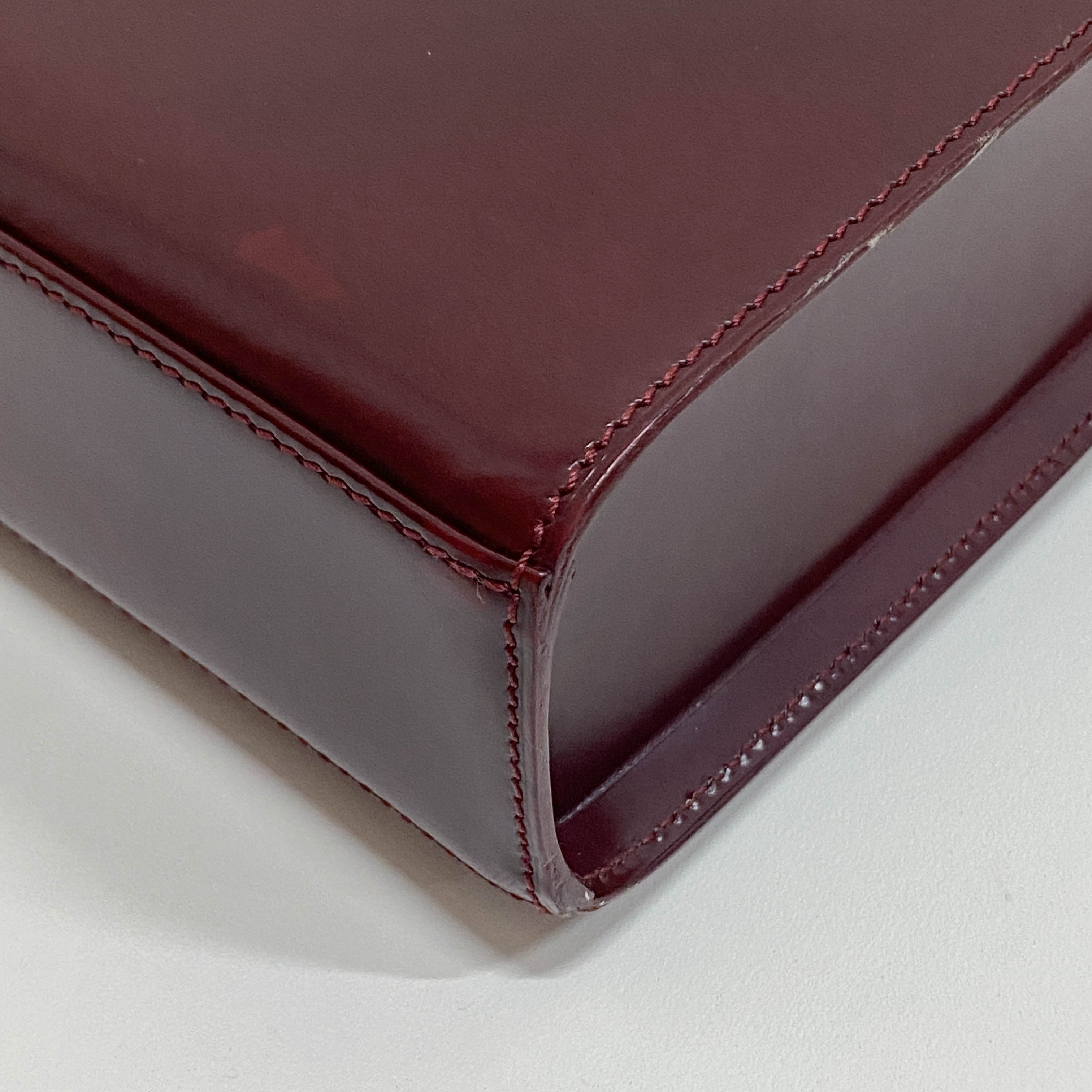 Panthère de Cartier Top Handle Leather Bag